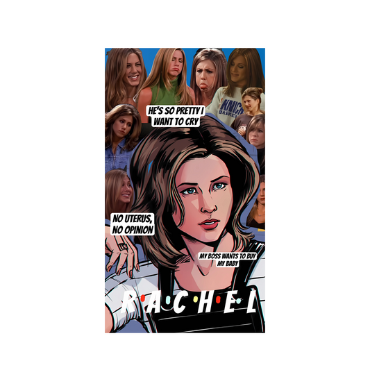 FRIENDS rachel tote bag with zipper