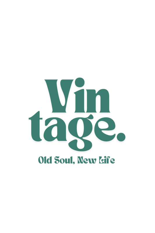 Vintage tote bag(double side printed) with zipper