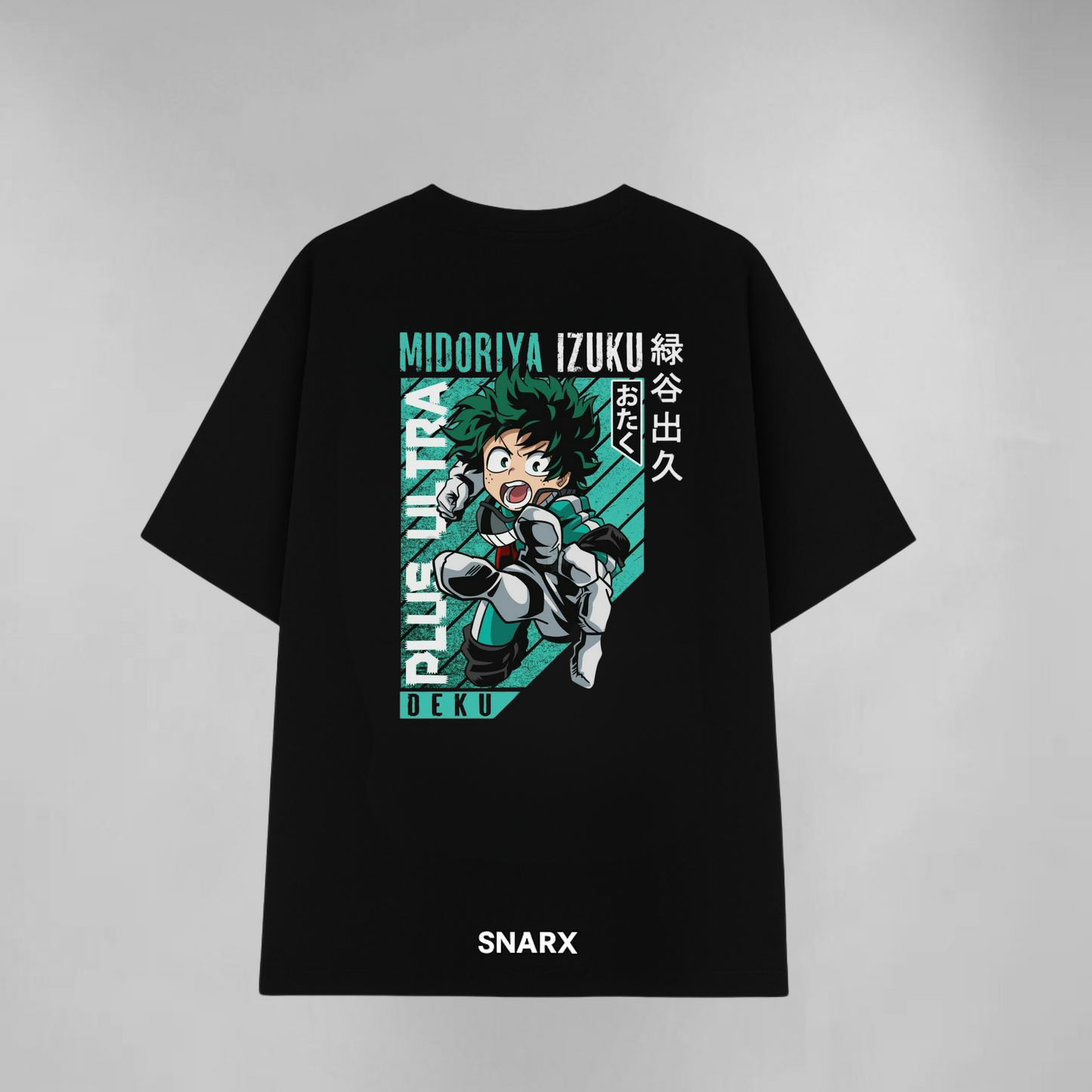 Izuku midoria (My Hero Academia double side print) unisex oversized t-shirt