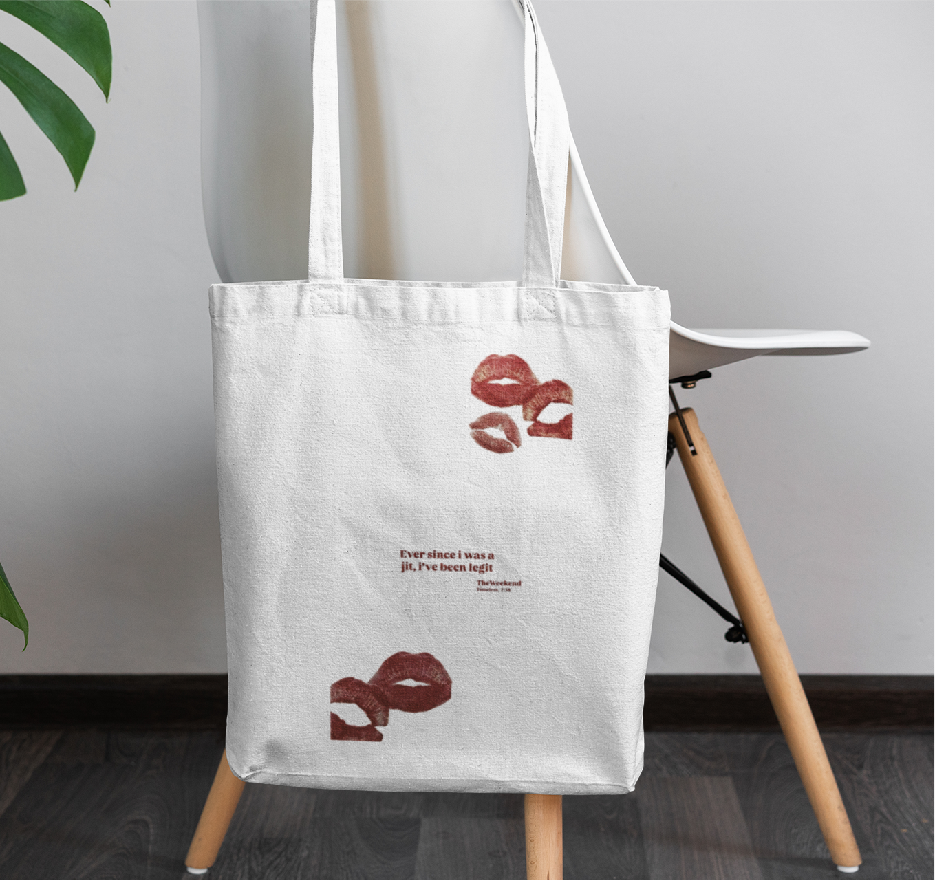 The weekend jit tote bag with zipper