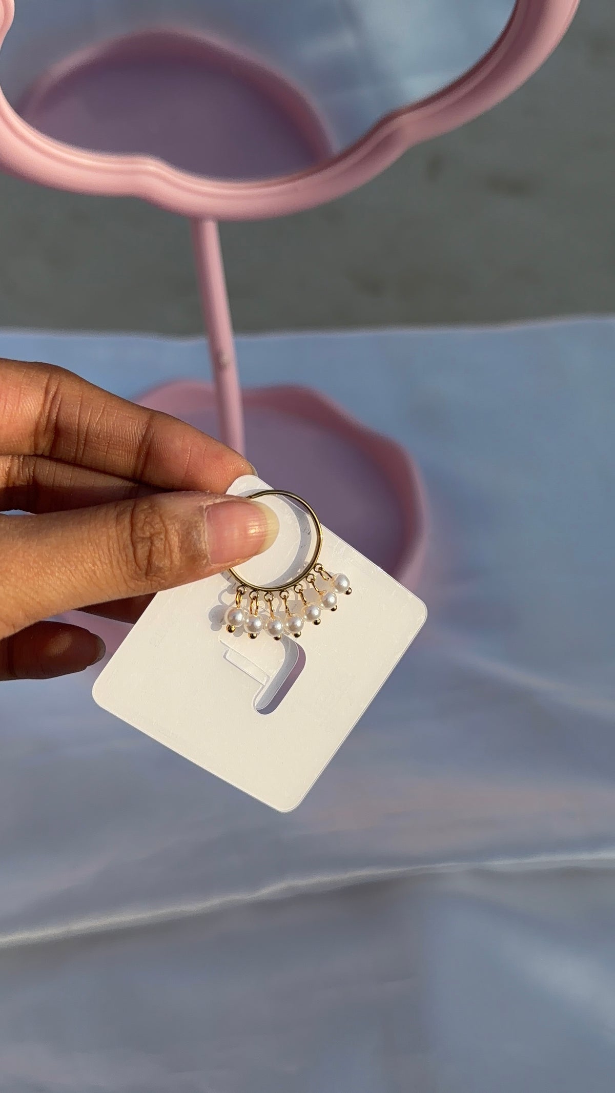 Pearl Adjustable Ring