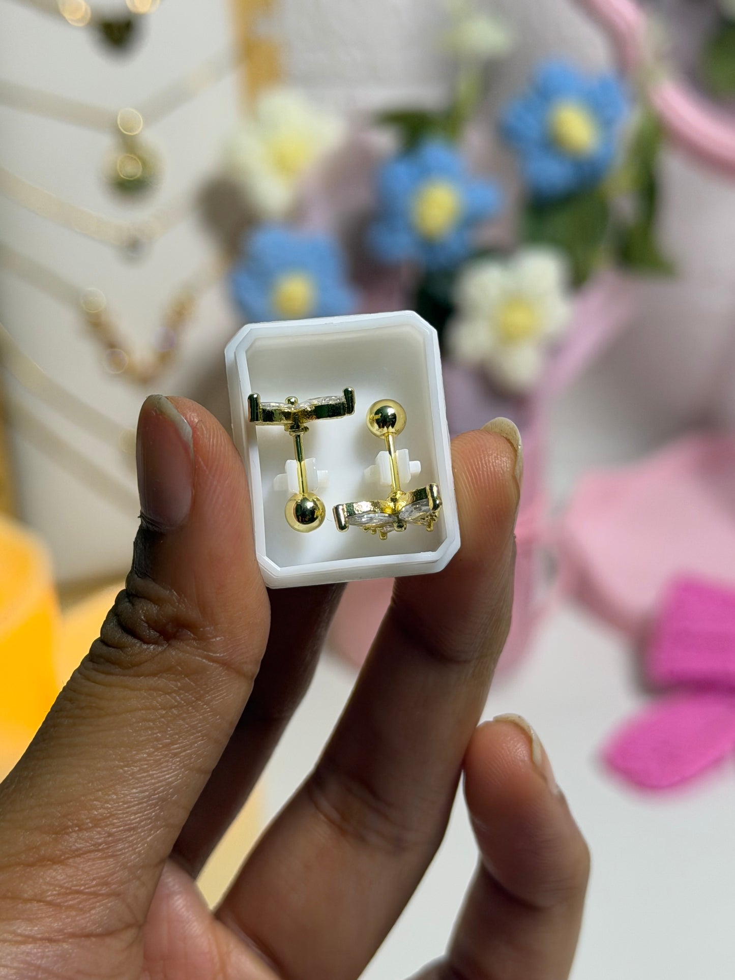Butterfly Ball back Studs