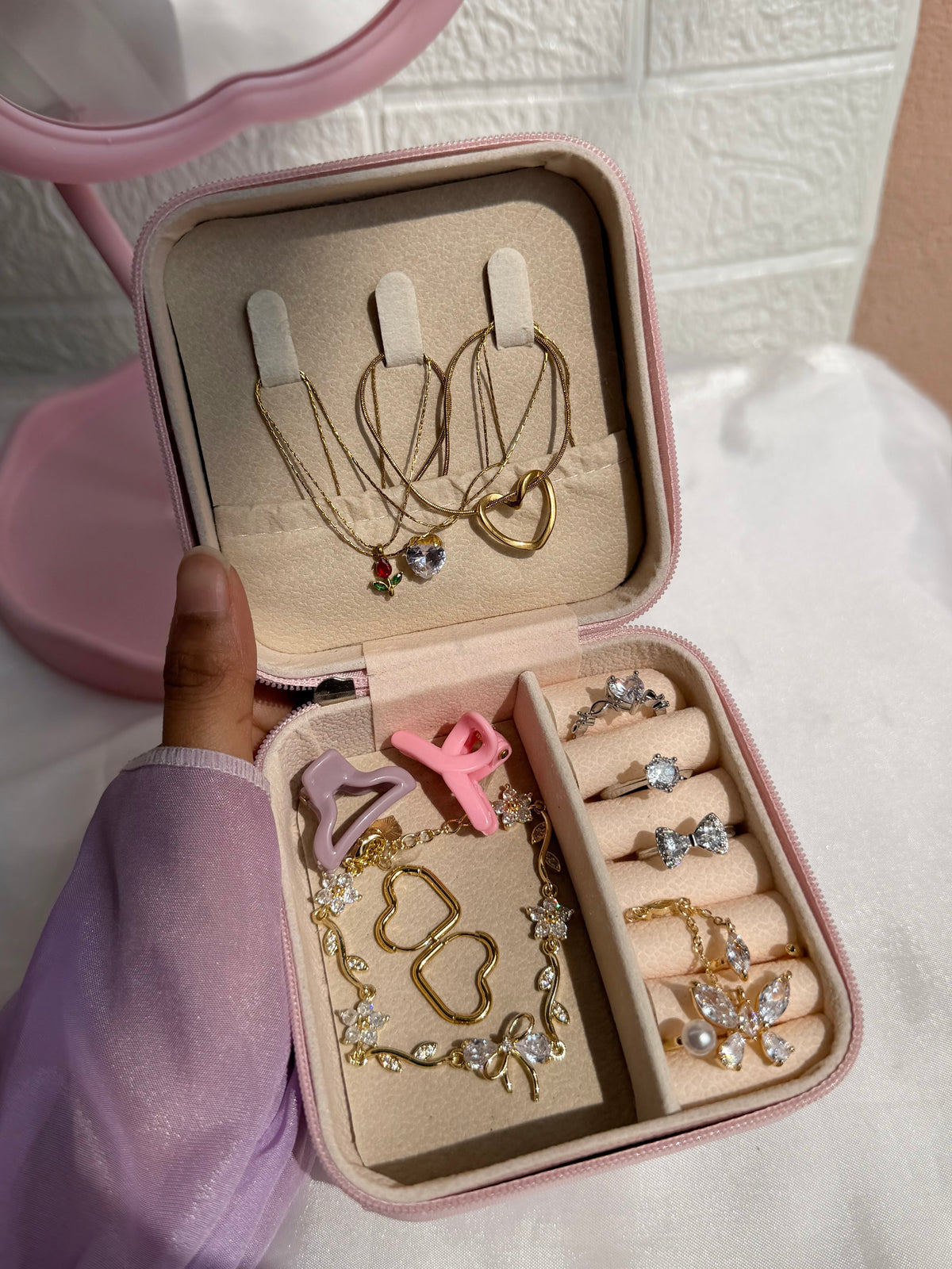 Whimsical Jewelry Box(9 Anti-tarnish pieces + FREE jewelry organizer box)