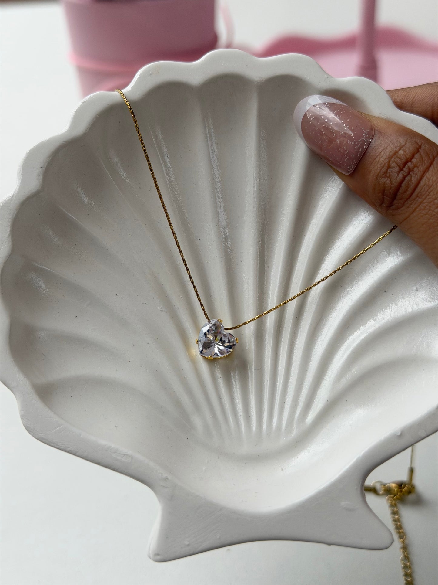 Heart Diamond Necklace