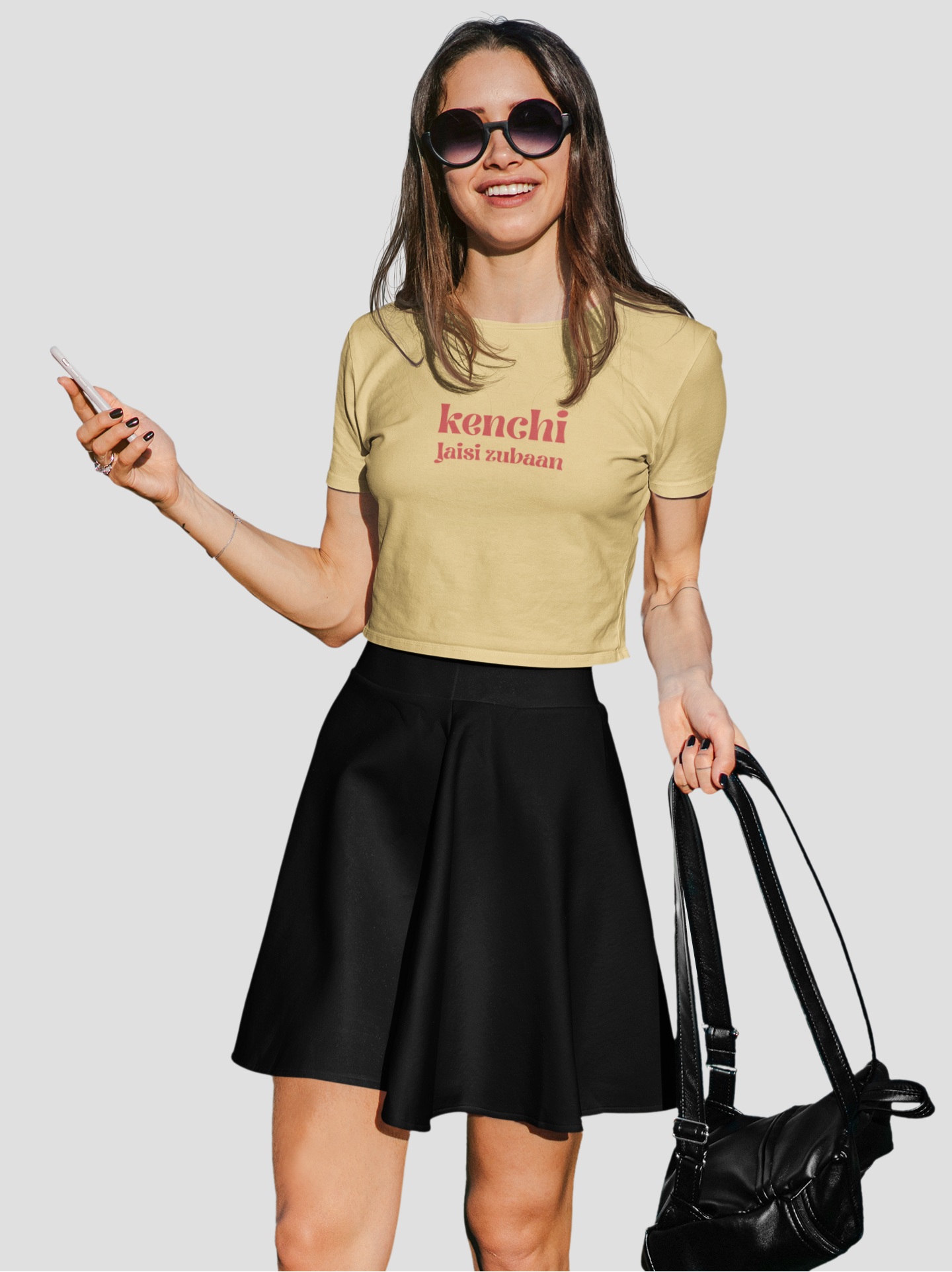 Kenchi jaisi zubaan - Crop top