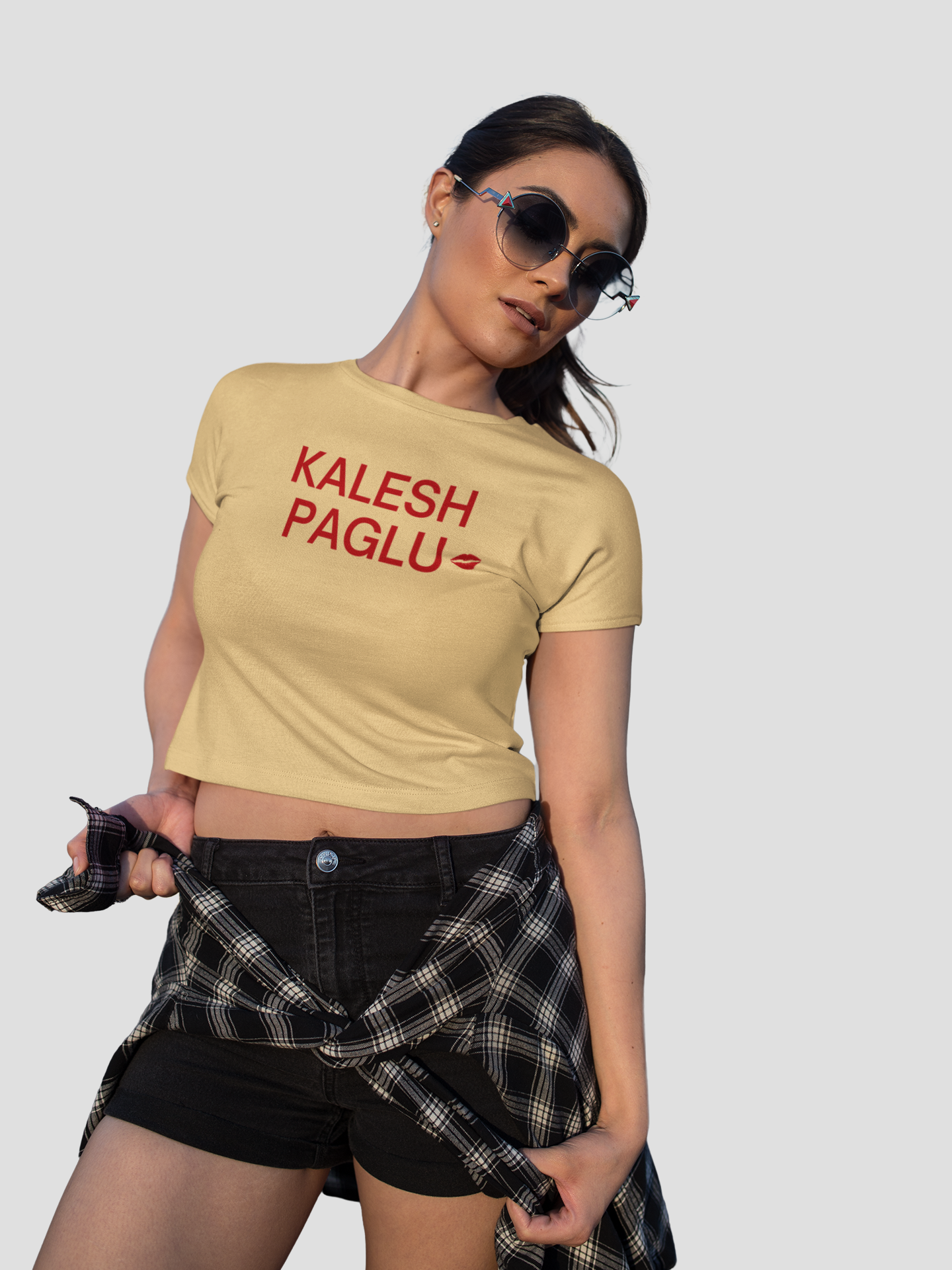 Kalesh Paglu (Apoorva - Rebel kid Inspired) - Crop Top