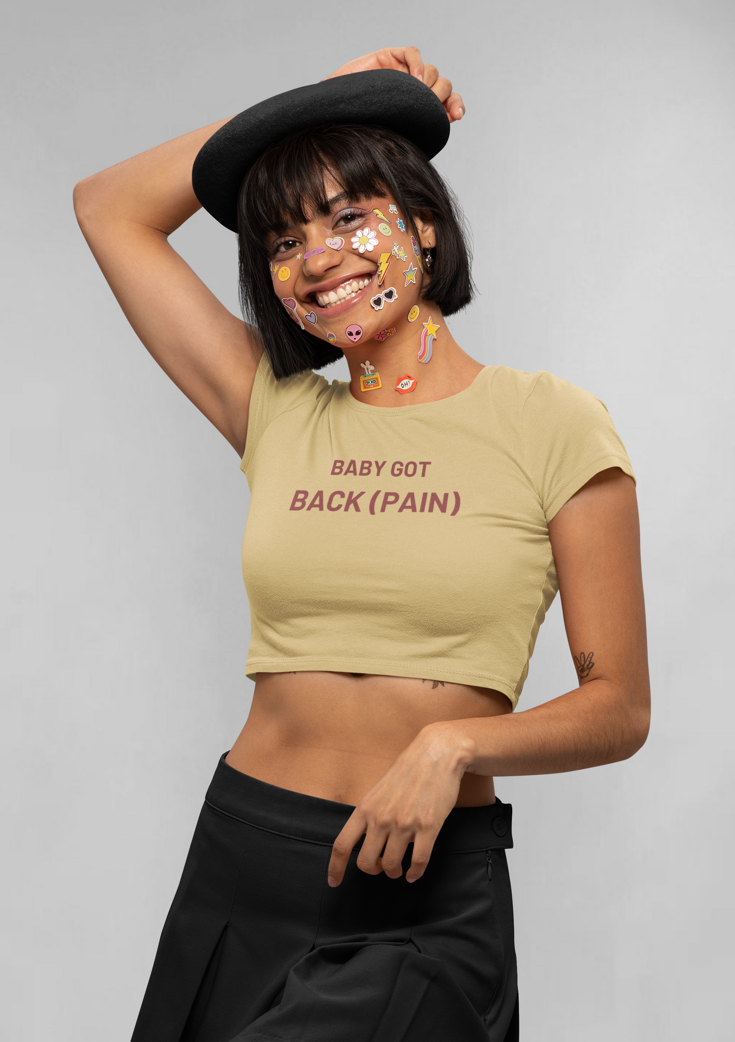 Baby got back pain - Crop top