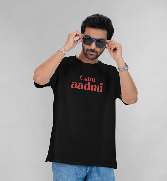 Calm aadmi unisex oversized t-shirt