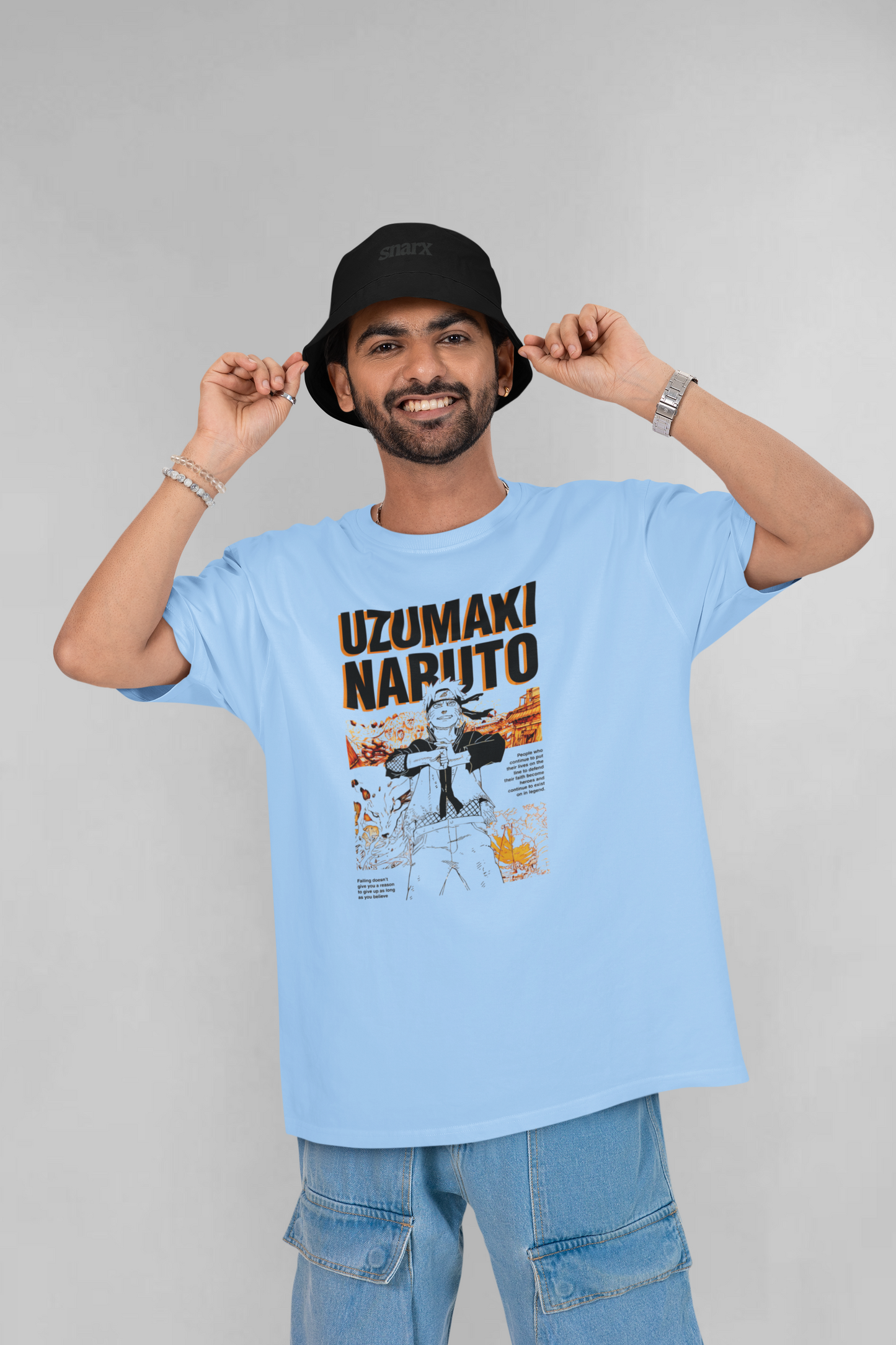Uzumaki naruto unisex oversized t-shirt