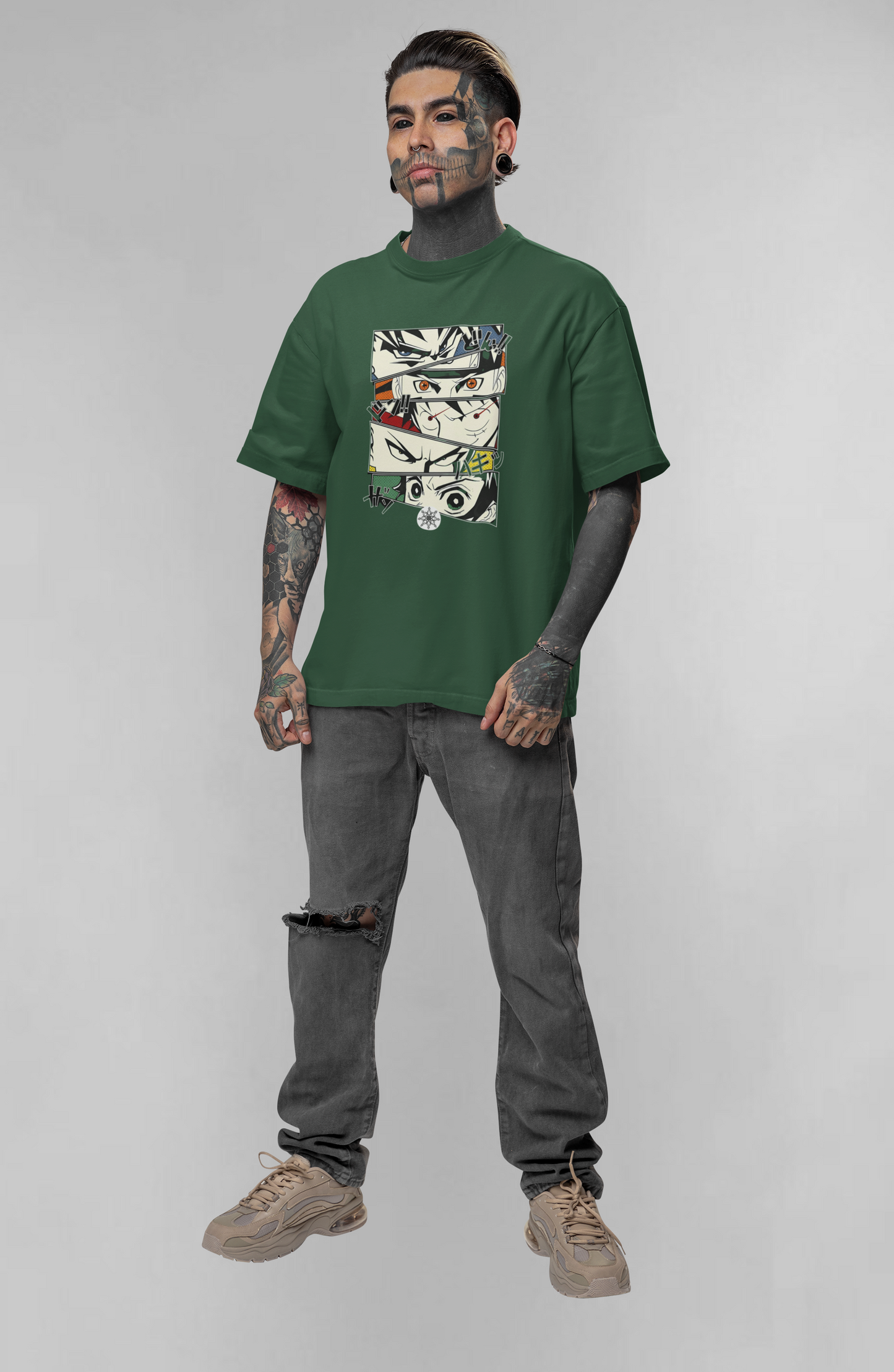 Anime eyes unisex oversized t-shirt