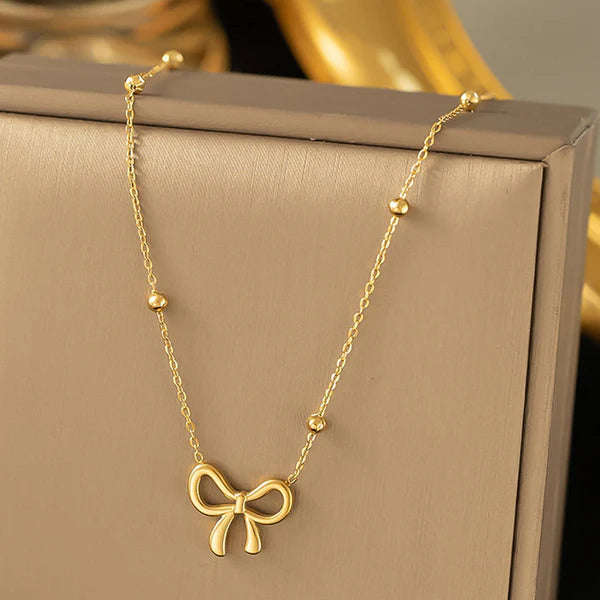 Infinity Bow - Necklace