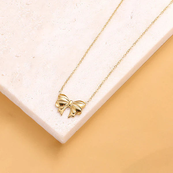 Bow Minimalist - Necklace
