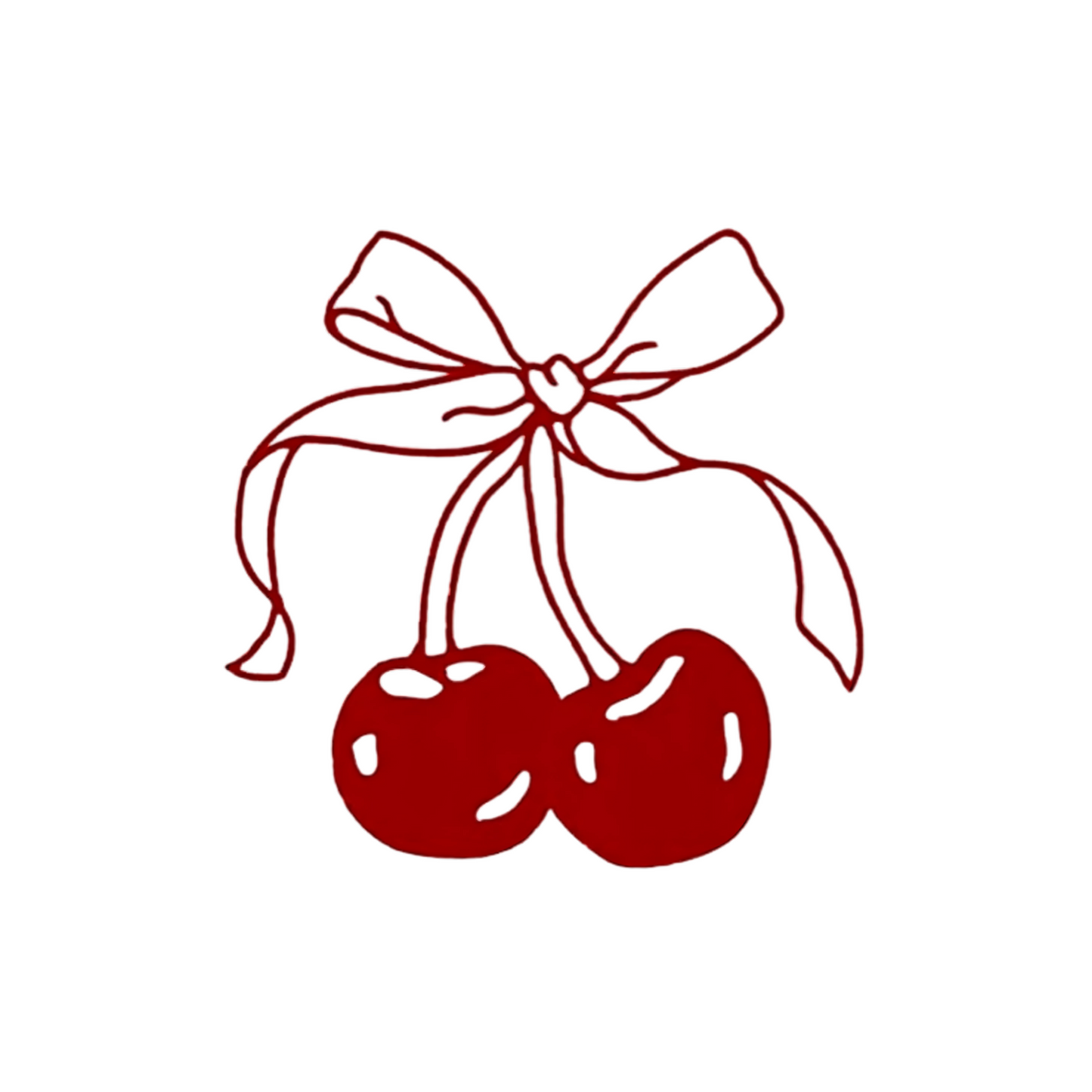 Cherry tote bag zipper