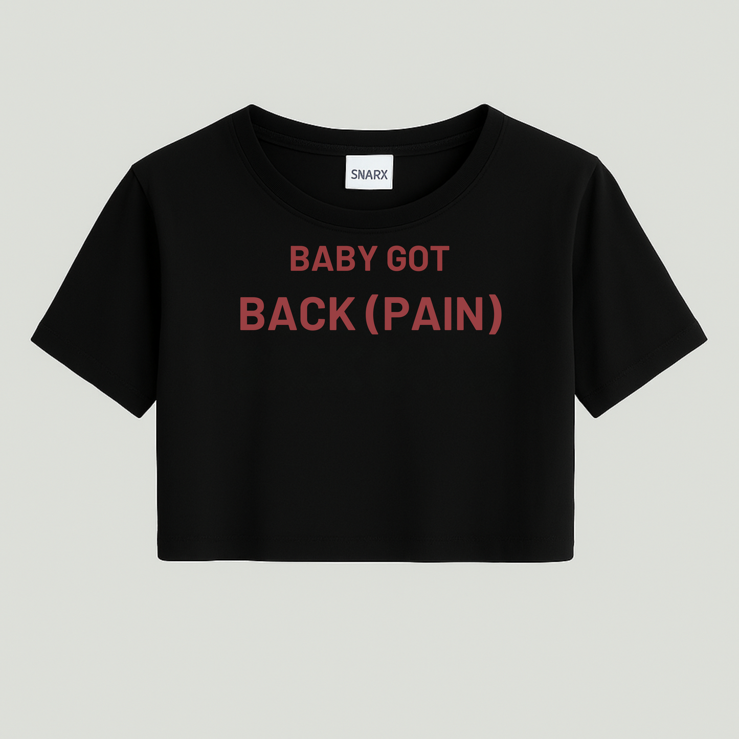 Baby got back pain - Crop top