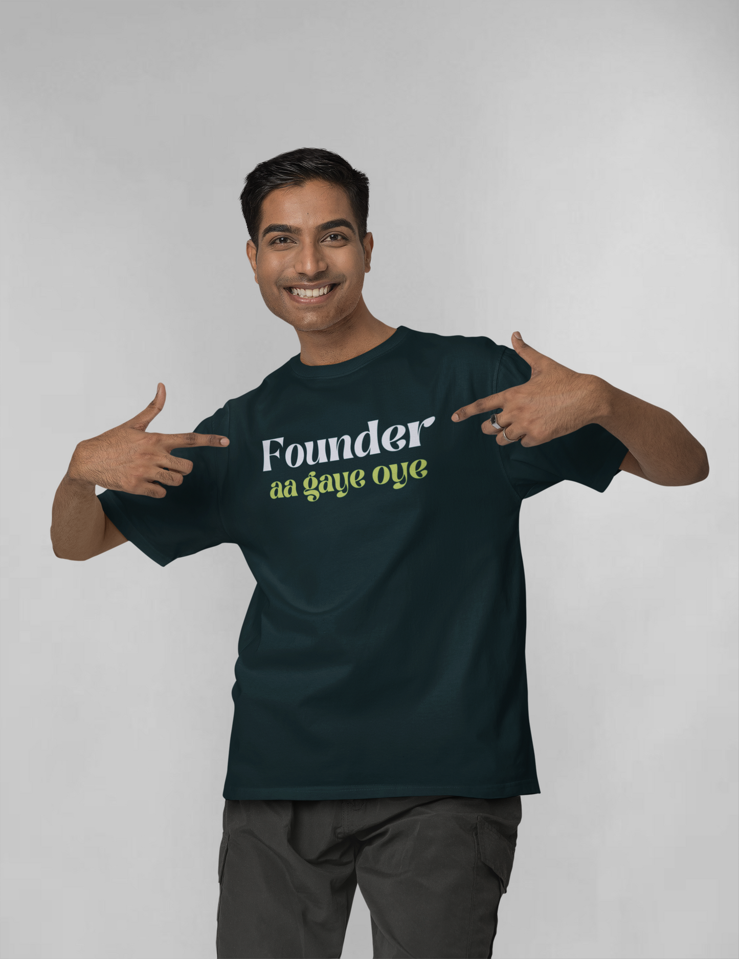 Founder aa gaye unisex oversized t-shirt