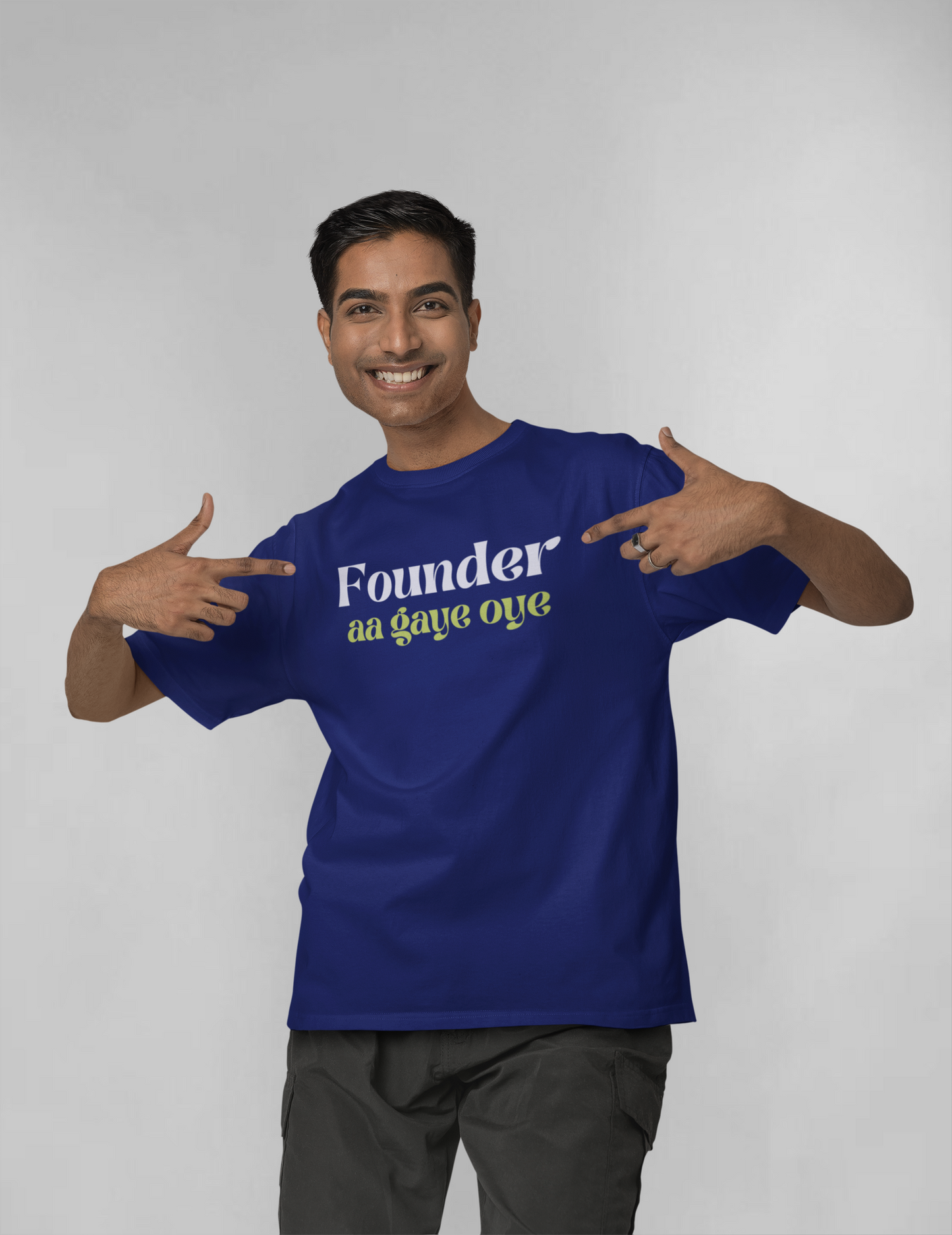 Founder aa gaye unisex oversized t-shirt