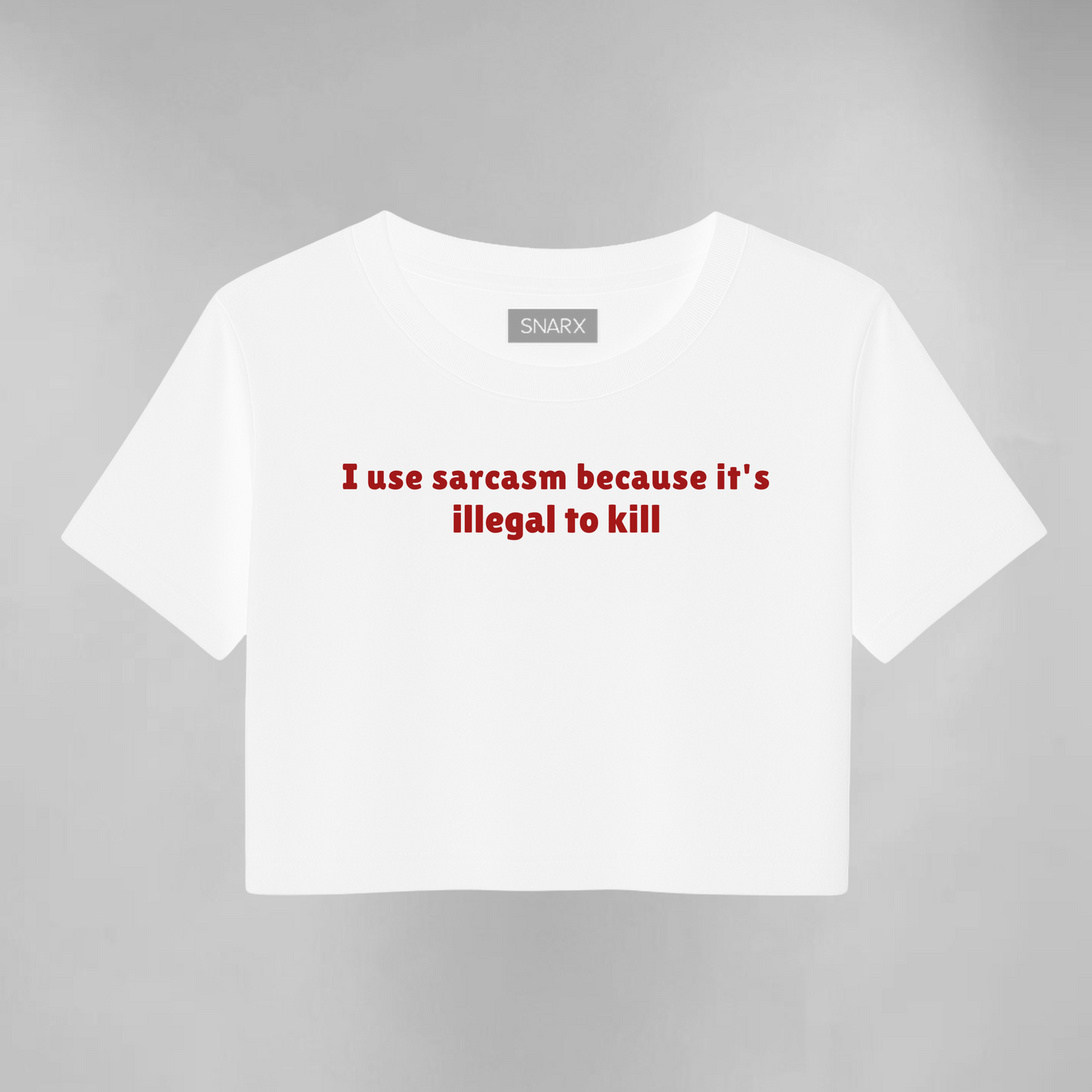 Sarcasm - Crop top