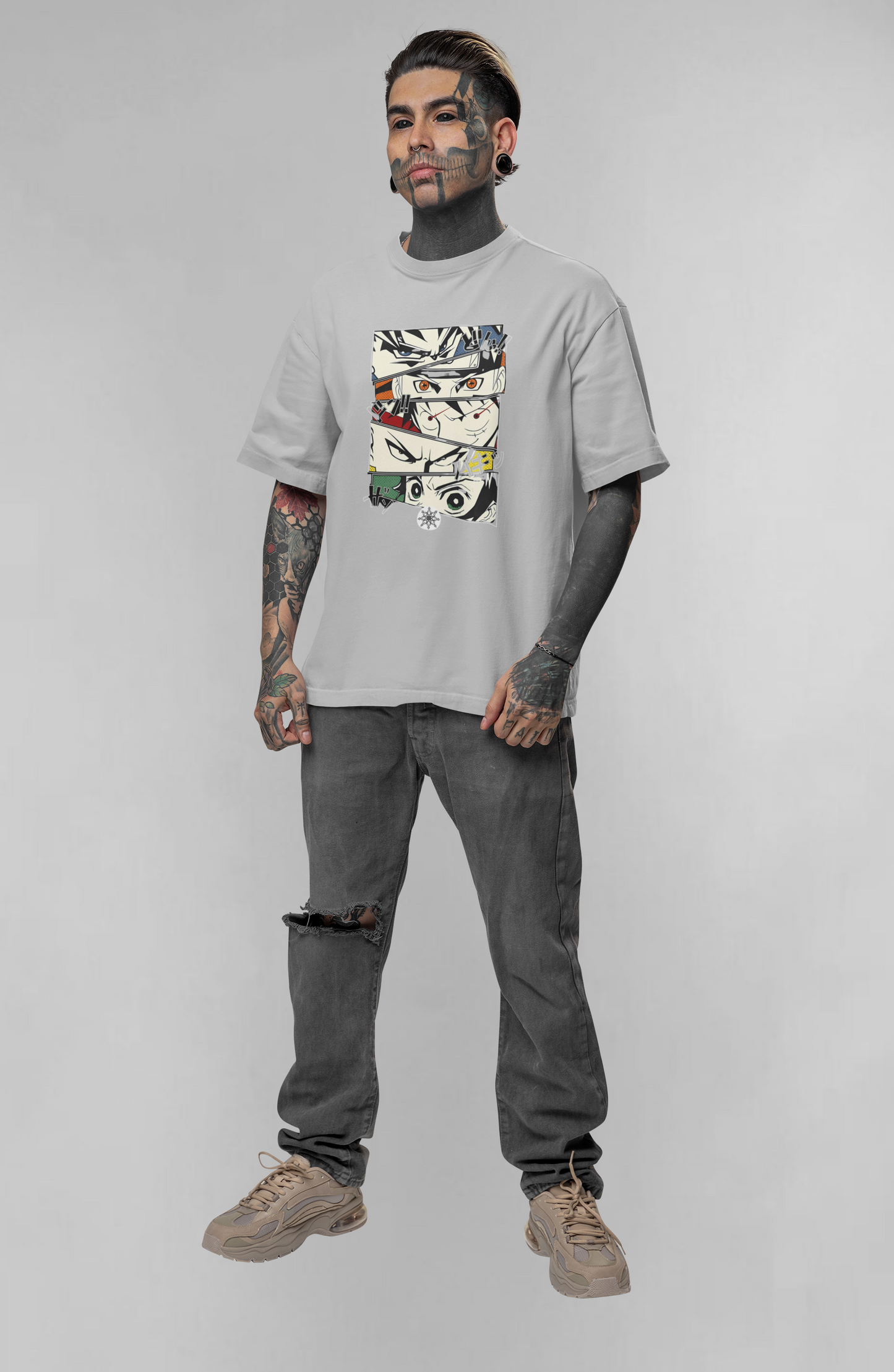 Anime eyes unisex oversized t-shirt