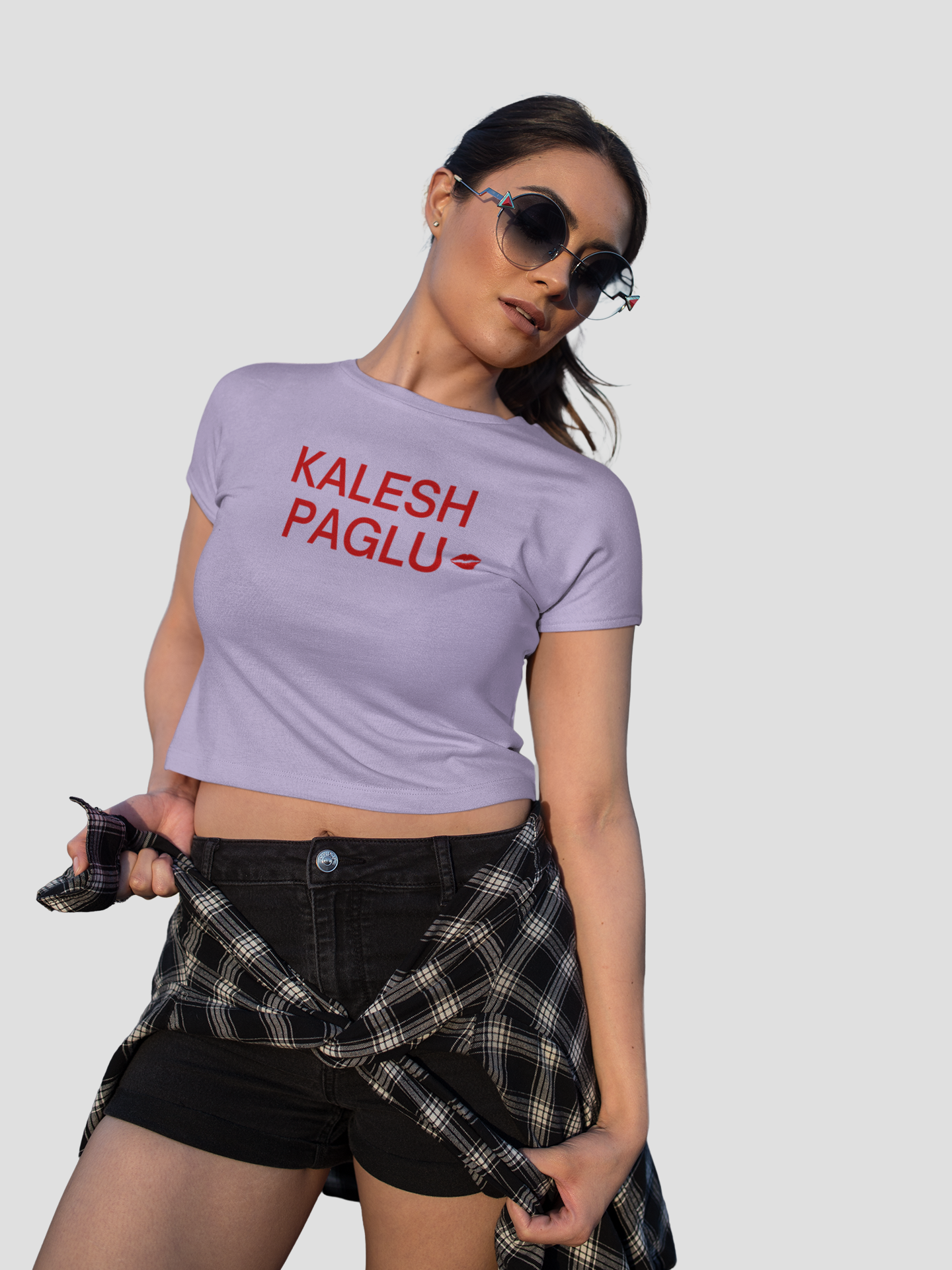 Kalesh Paglu (Apoorva - Rebel kid Inspired) - Crop Top
