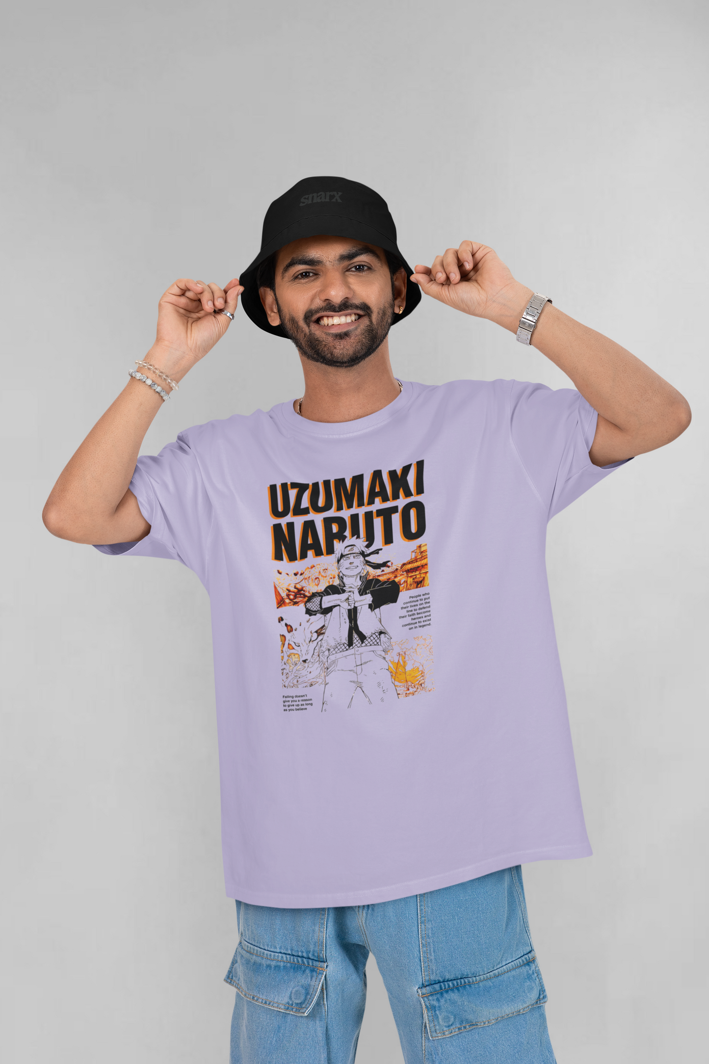 Uzumaki naruto unisex oversized t-shirt