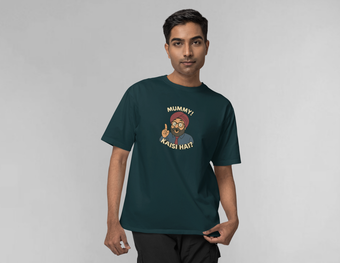 Mummy kaisi hai?(Maheep Singh Inspired) Unisex oversized t-shirt