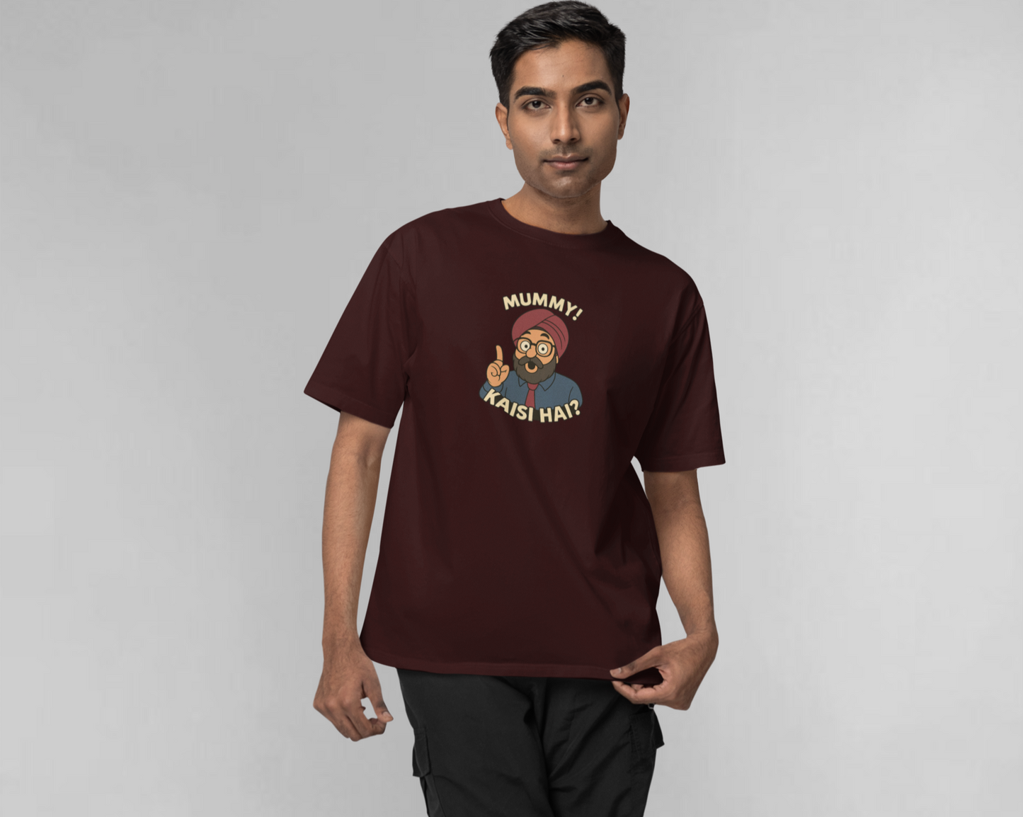 Mummy kaisi hai?(Maheep Singh Inspired) Unisex oversized t-shirt