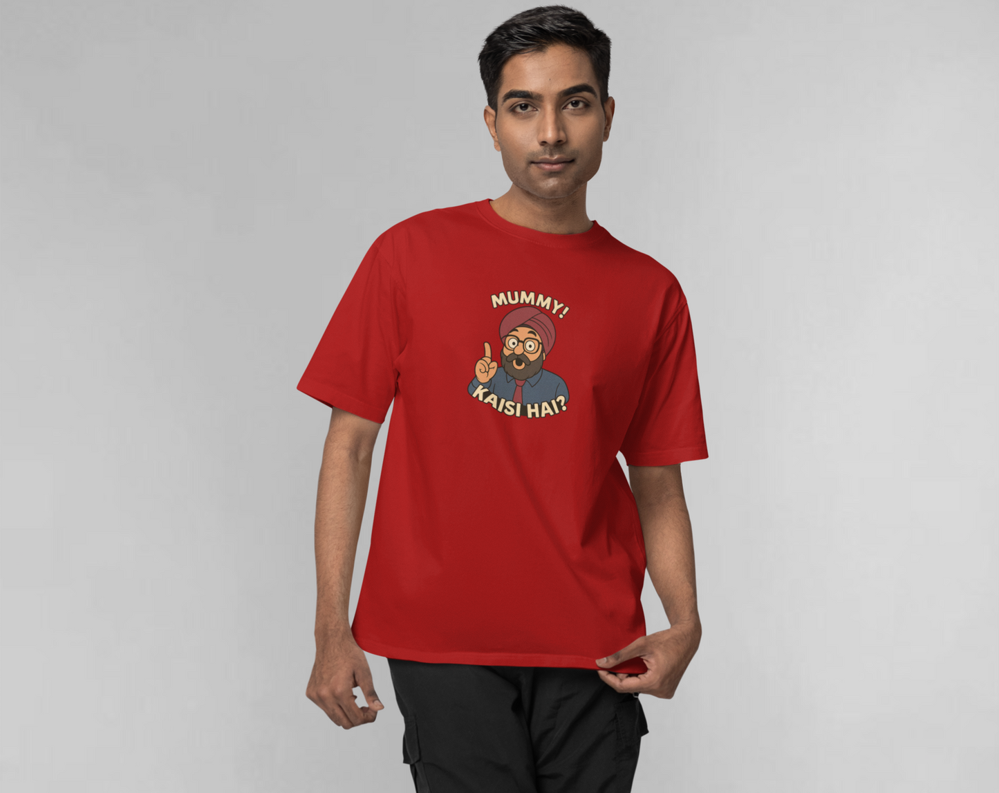 Mummy kaisi hai?(Maheep Singh Inspired) Unisex oversized t-shirt