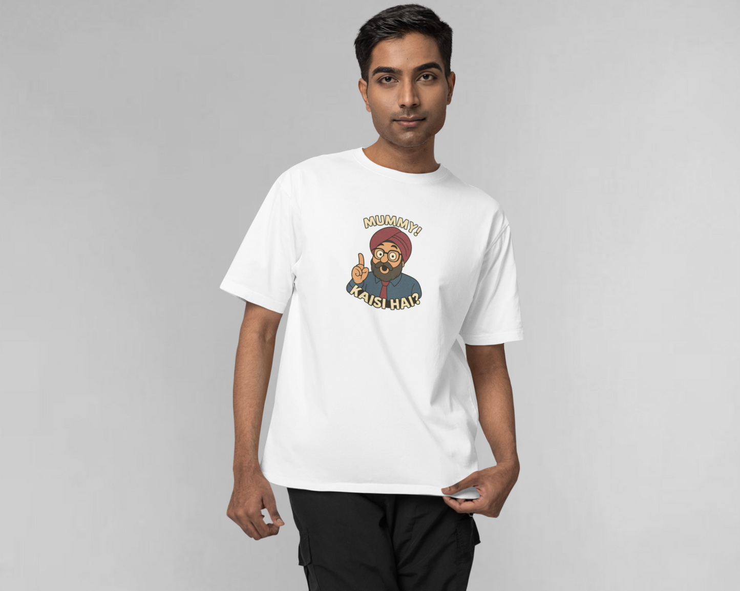 Mummy kaisi hai?(Maheep Singh Inspired) Unisex oversized t-shirt