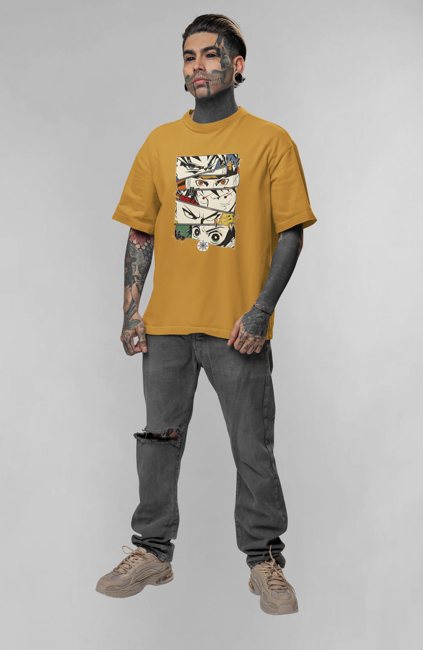 Anime eyes unisex oversized t-shirt