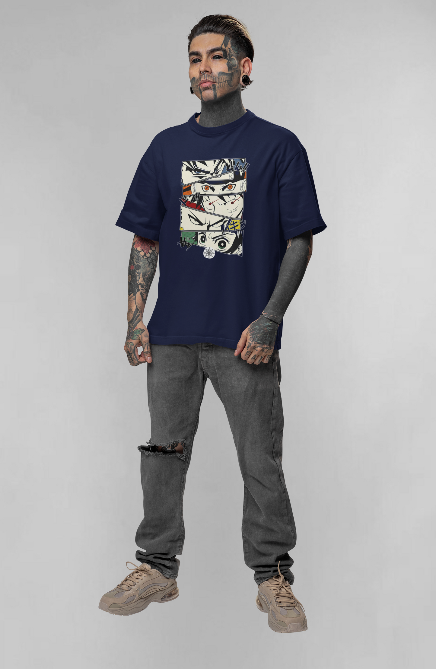 Anime eyes unisex oversized t-shirt