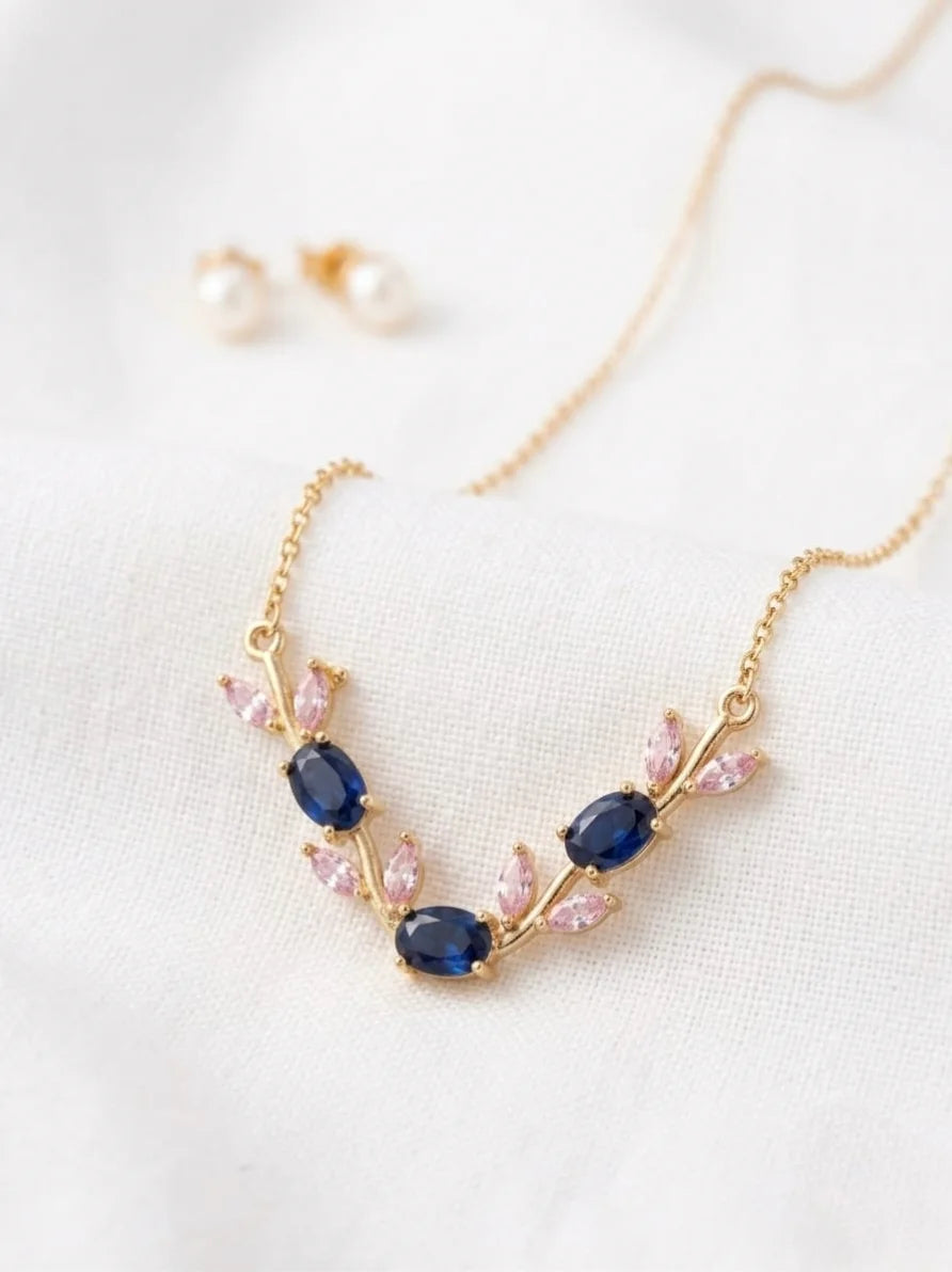 Midnight Tulip Necklace