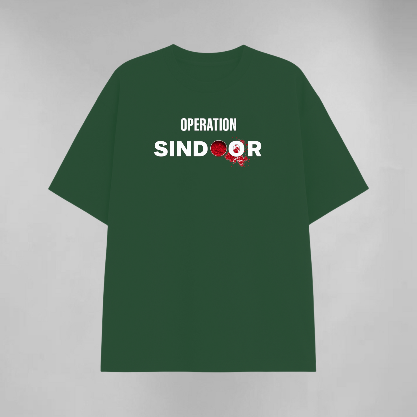 Operation Sindoor premium unisex oversized t-shirt