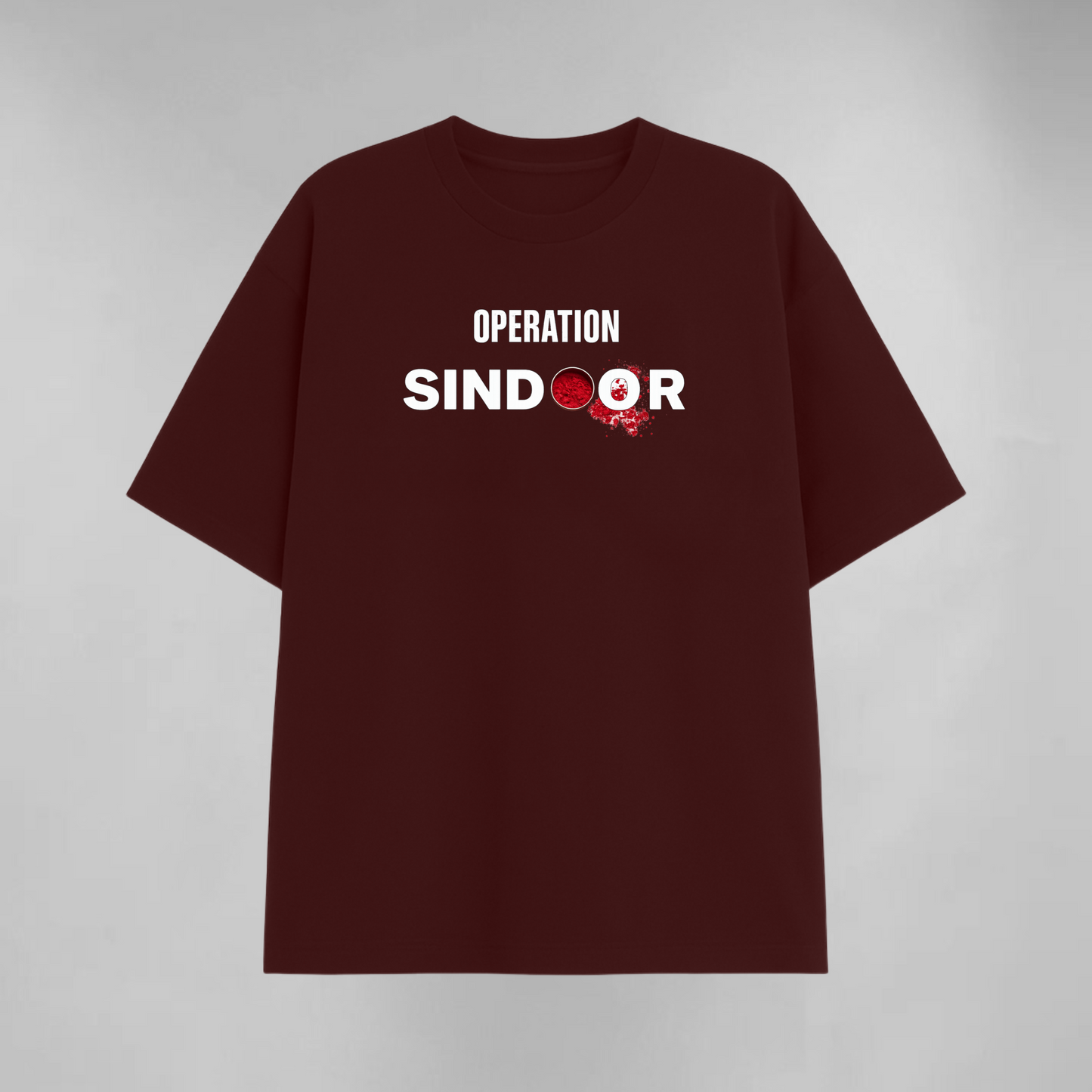 Operation Sindoor premium unisex oversized t-shirt