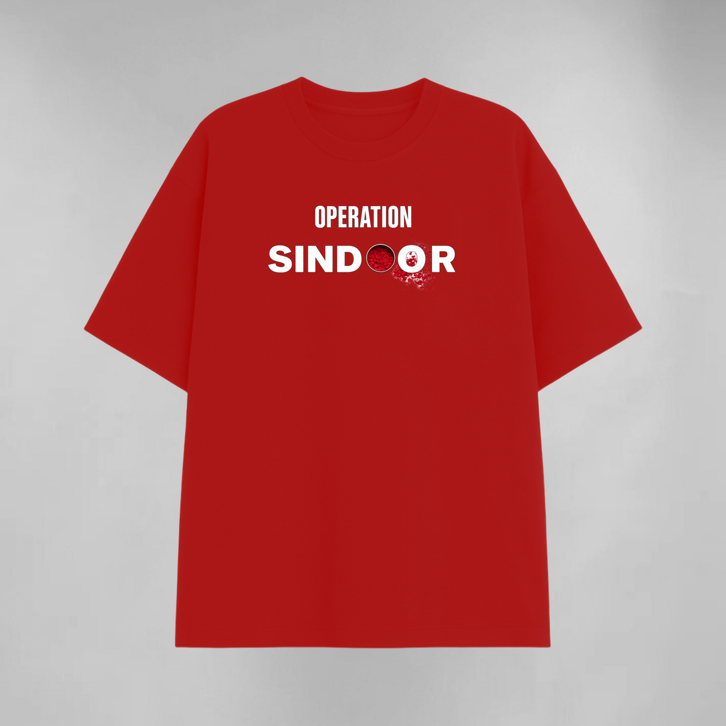 Operation Sindoor premium unisex oversized t-shirt