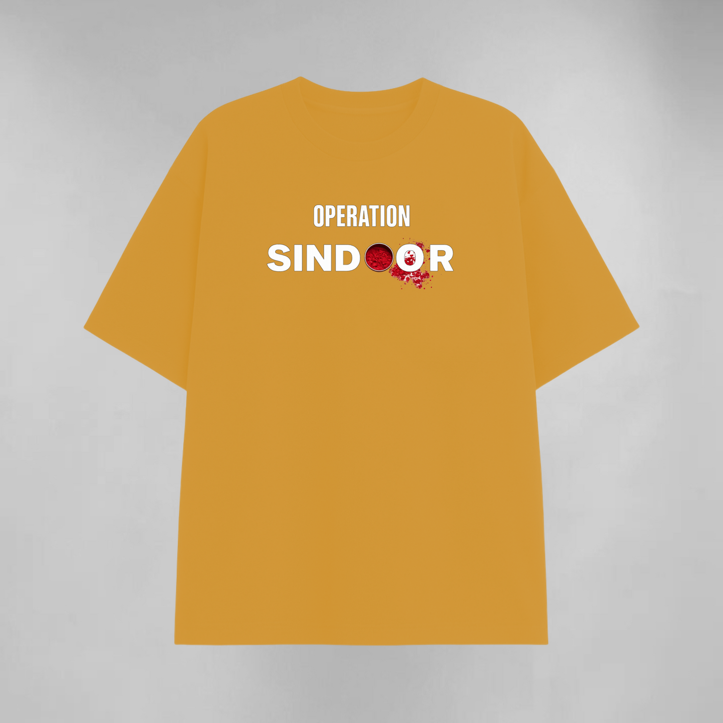 Operation Sindoor premium unisex oversized t-shirt