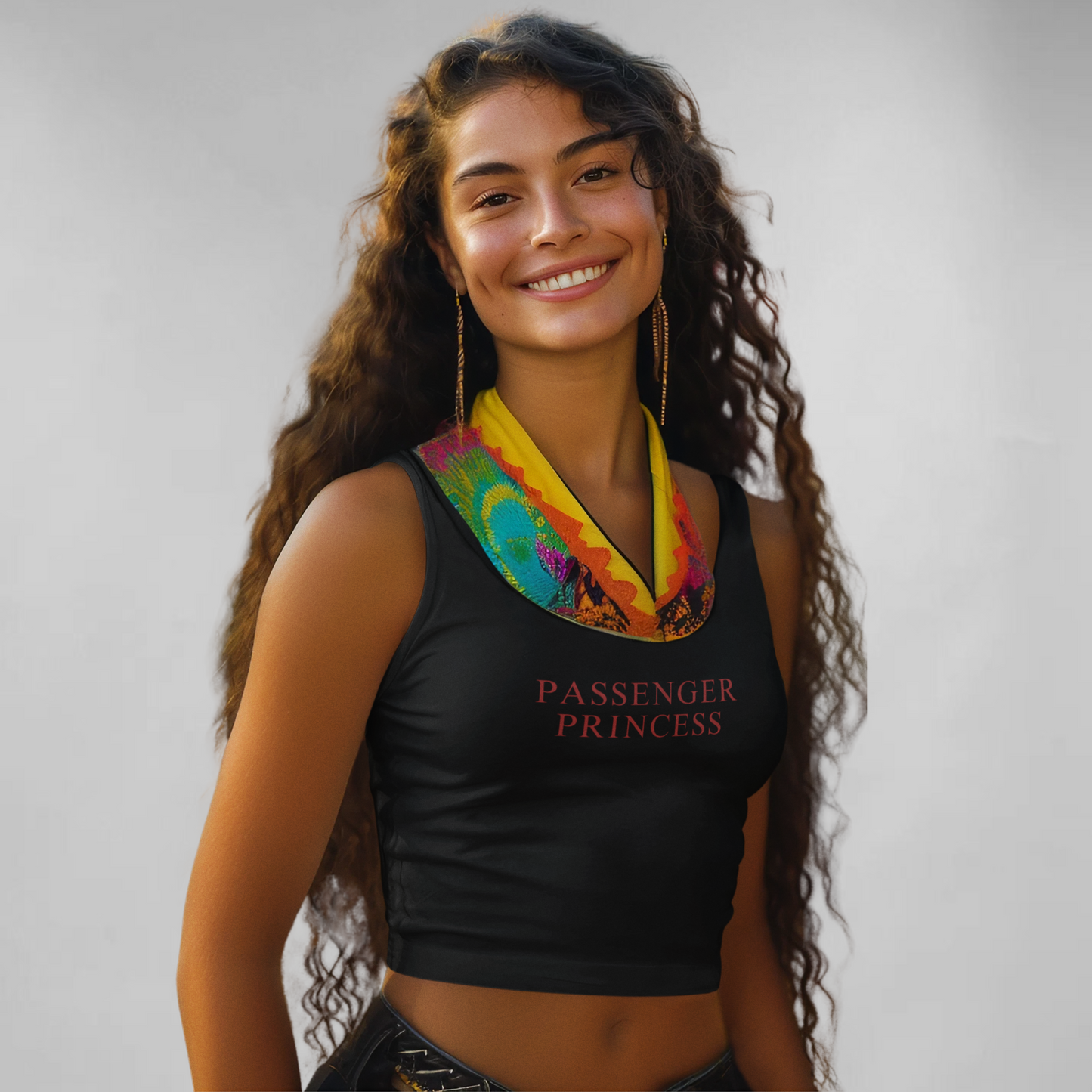 Passenger princess crop tank top
