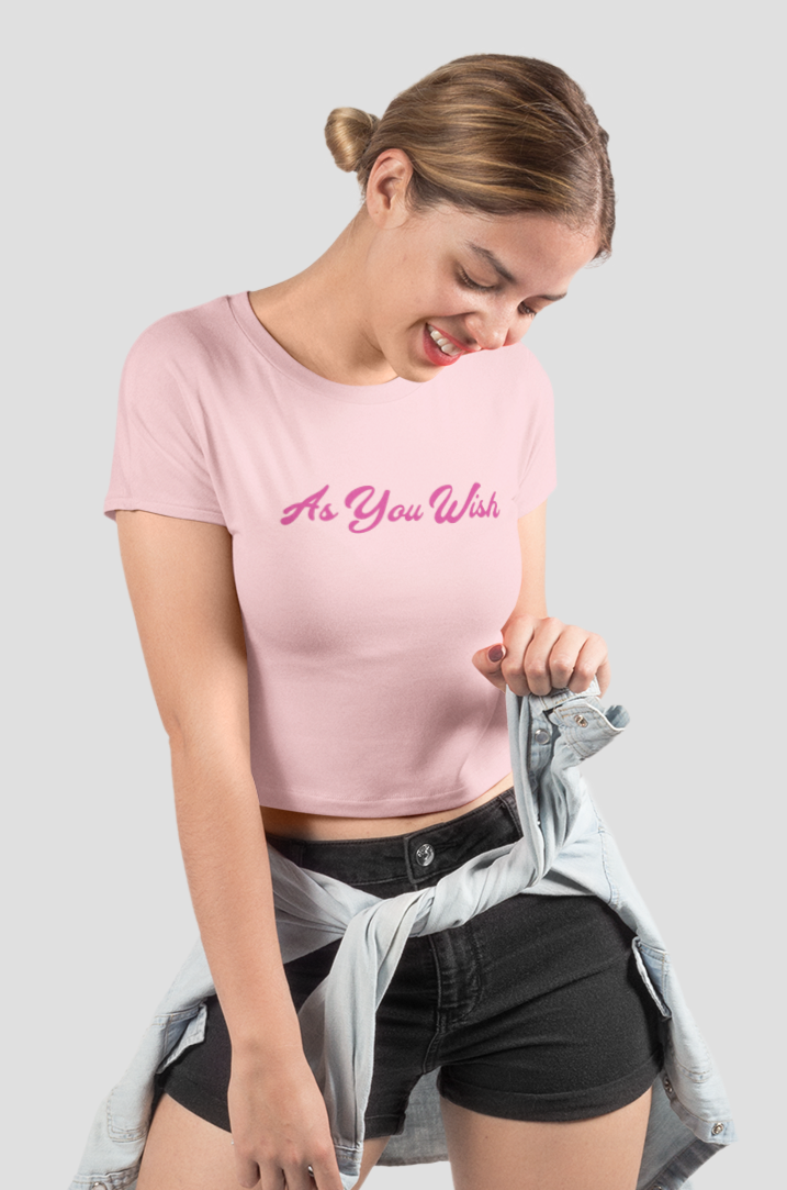 As You Wish (Ananya Pandey Inspired) - Crop top