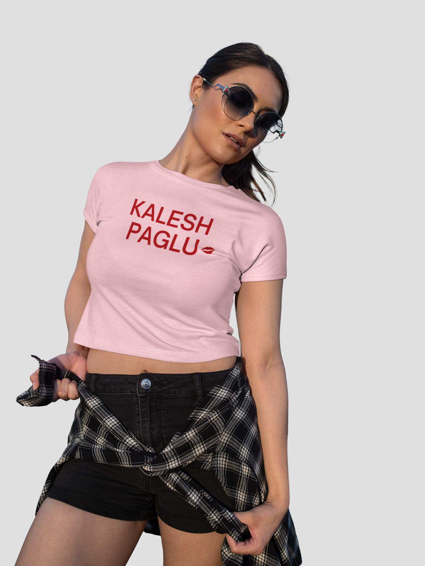 Kalesh Paglu (Apoorva - Rebel kid Inspired) - Crop Top