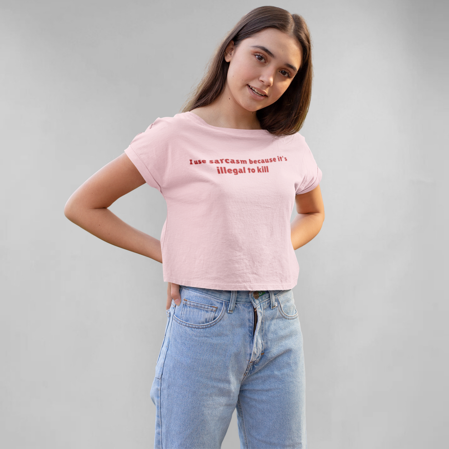 Sarcasm - Crop top
