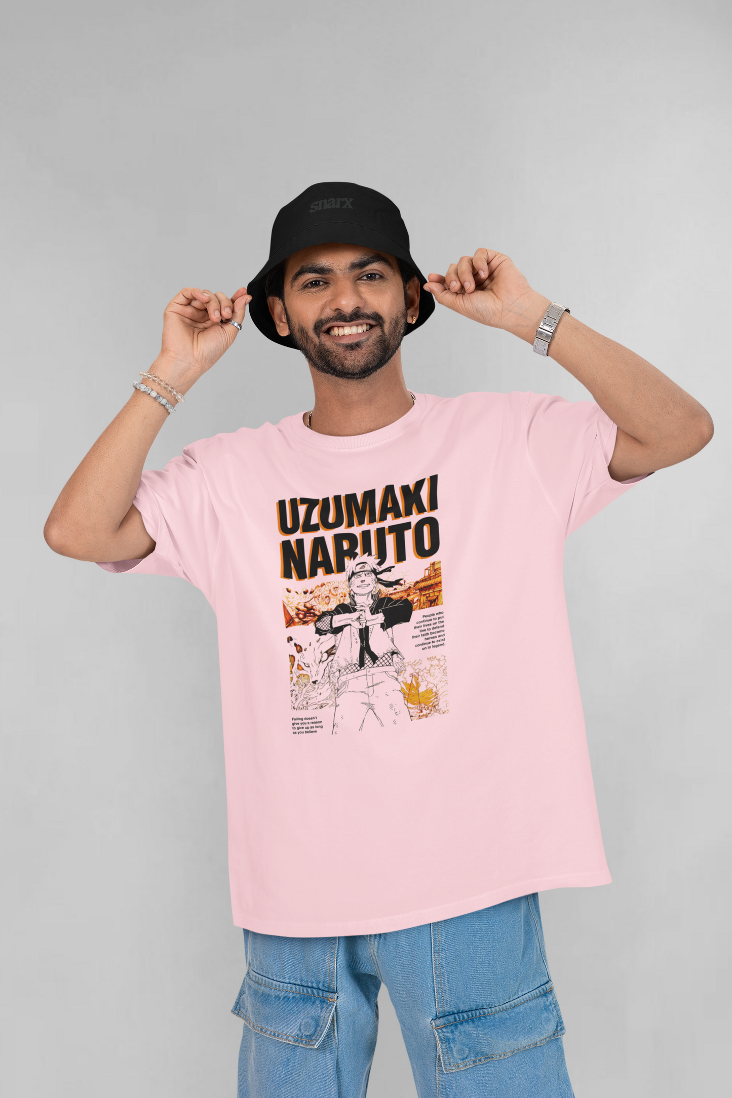 Uzumaki naruto unisex oversized t-shirt
