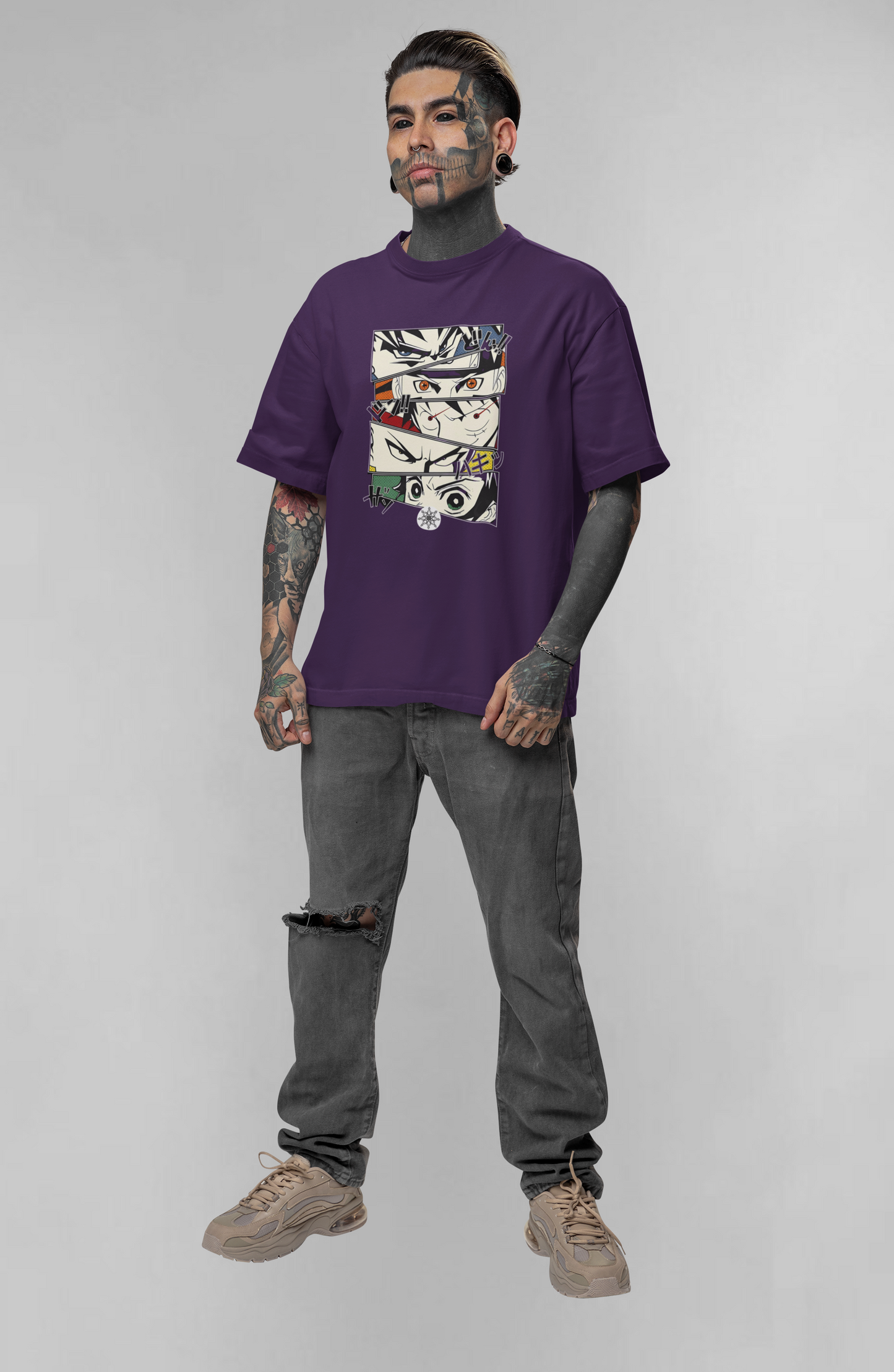Anime eyes unisex oversized t-shirt