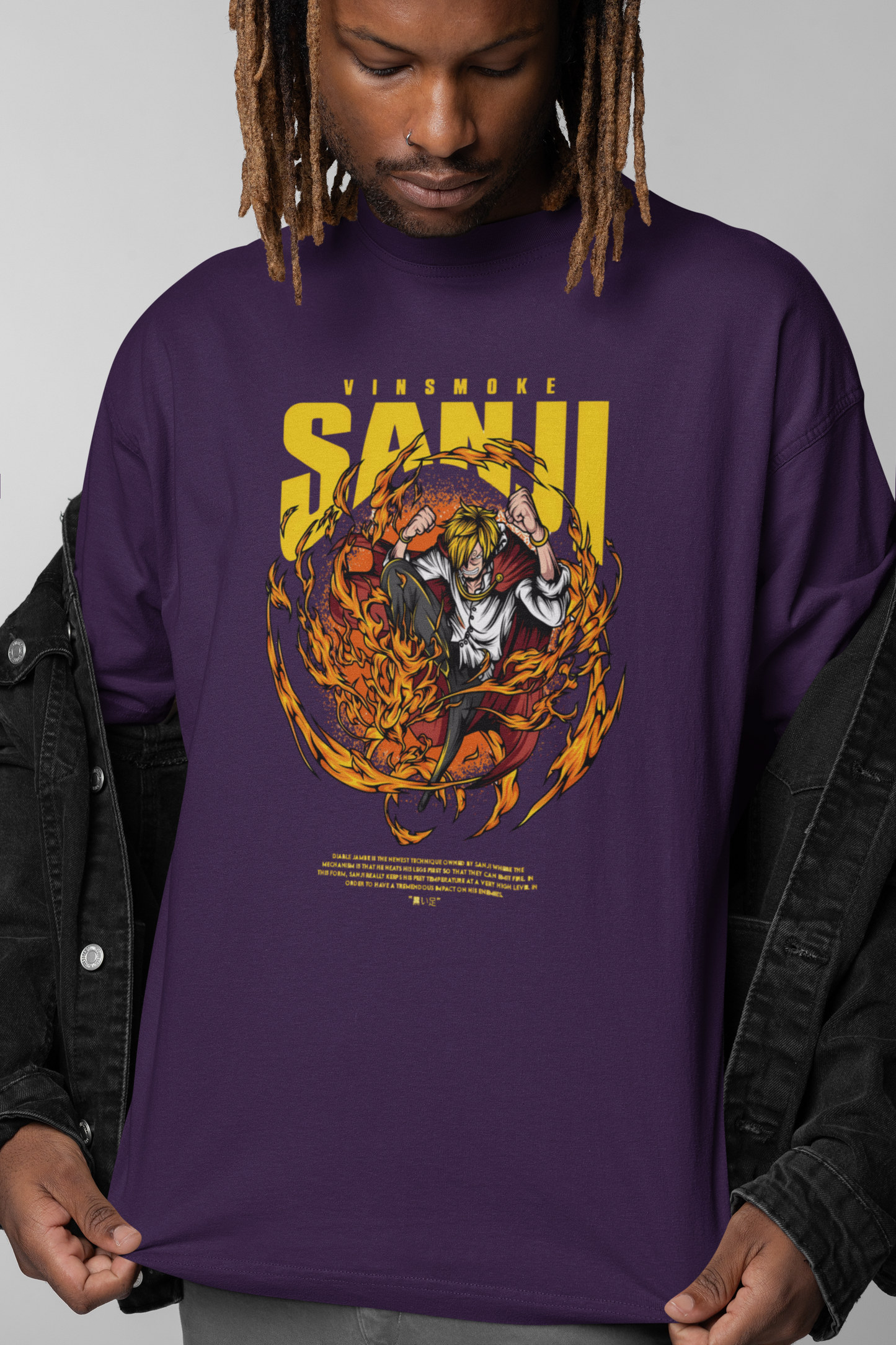 Vinsmoke Sanji (One Piece) Unisex Oversized T-shirt
