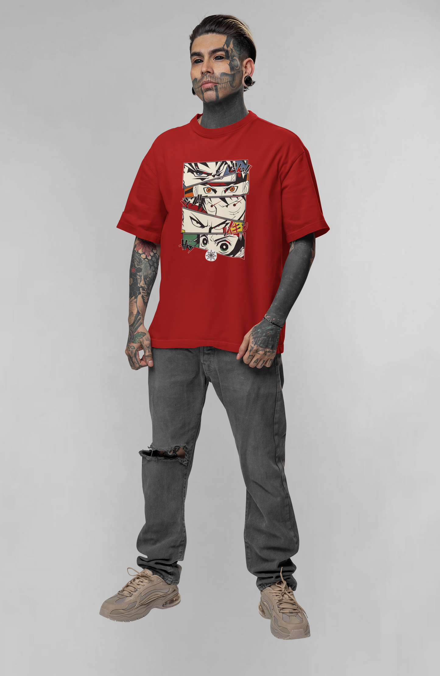 Anime eyes unisex oversized t-shirt