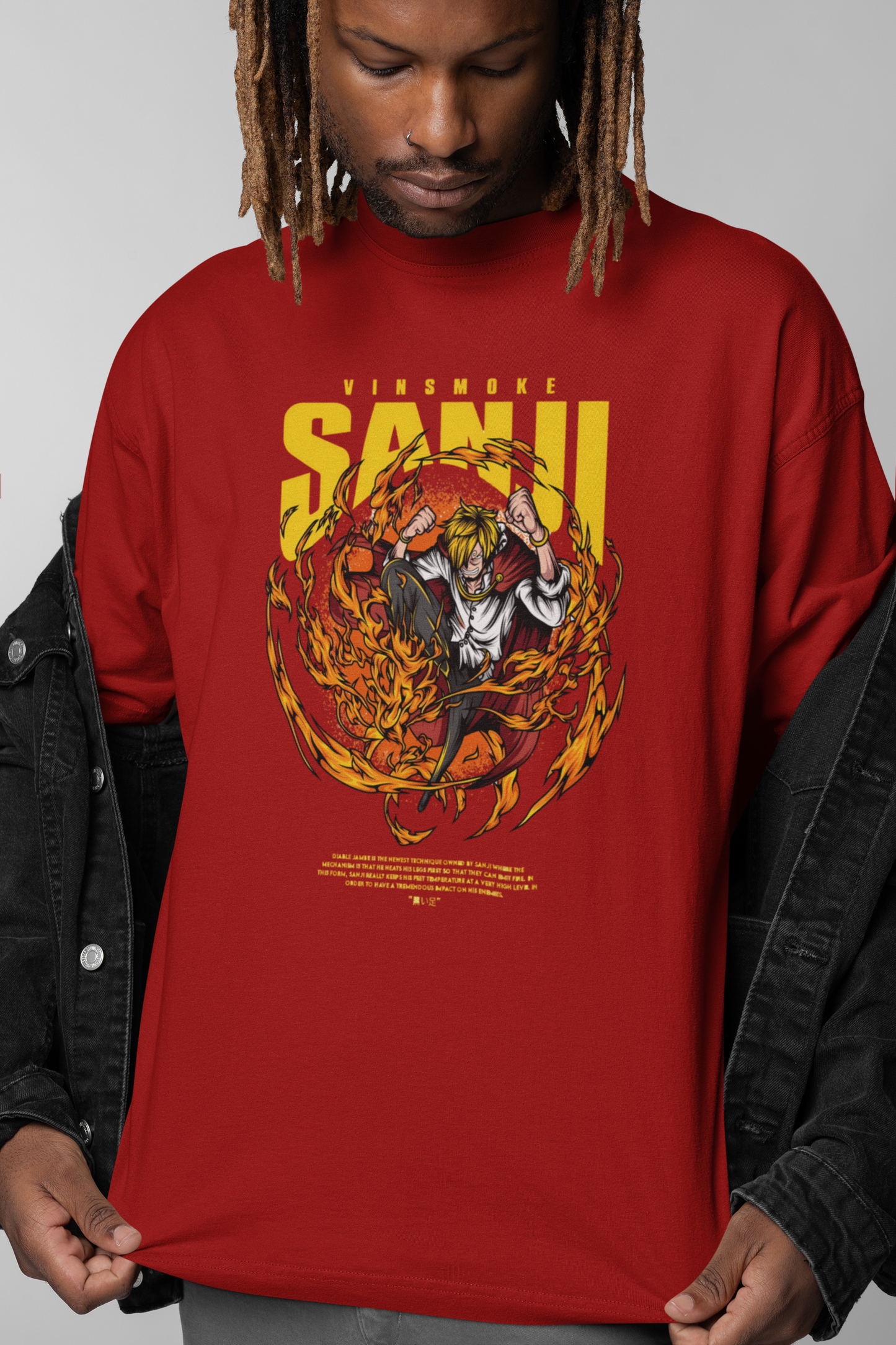 Vinsmoke Sanji (One Piece) Unisex Oversized T-shirt