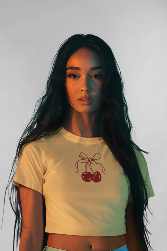 Cherry xoxo - Crop top