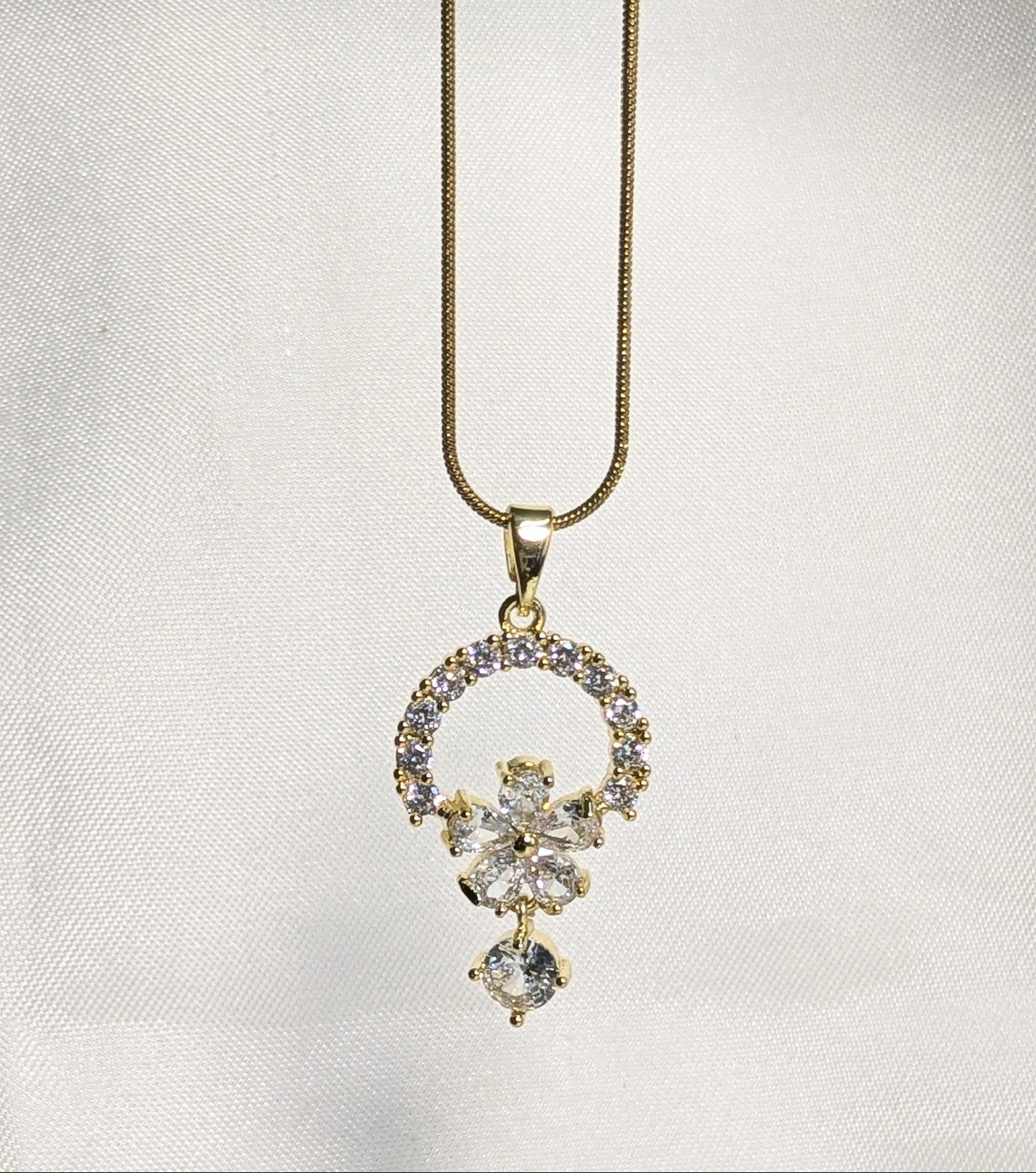 Flower Charm Necklace