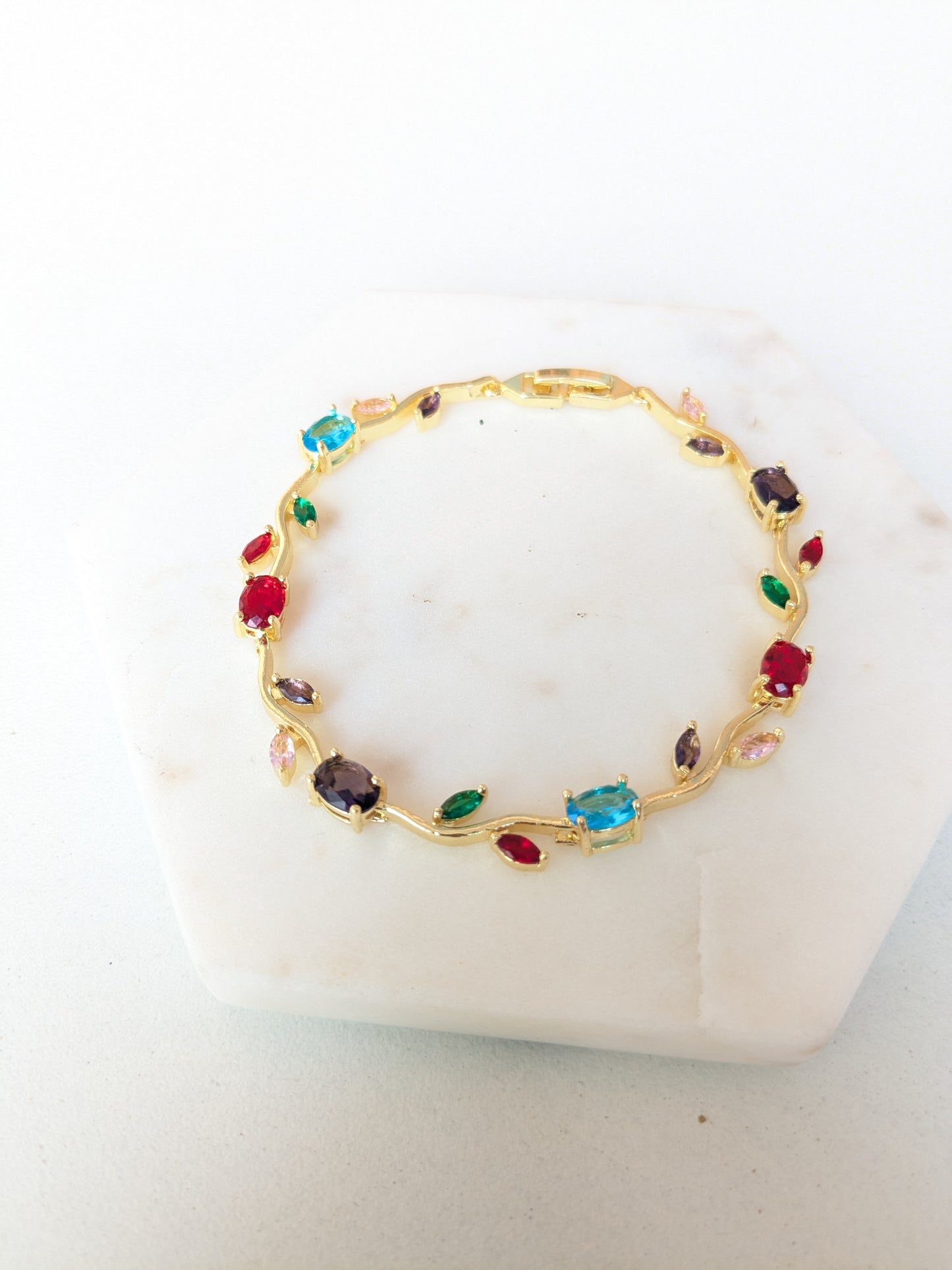Multicolor Tulip Bracelet