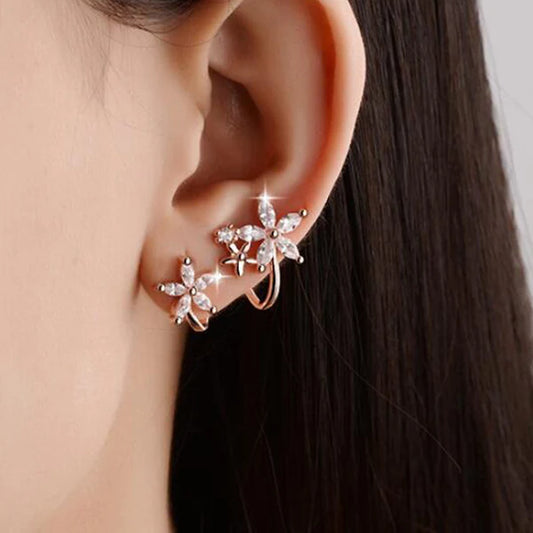 Triple Star Shaped - Earcuffs