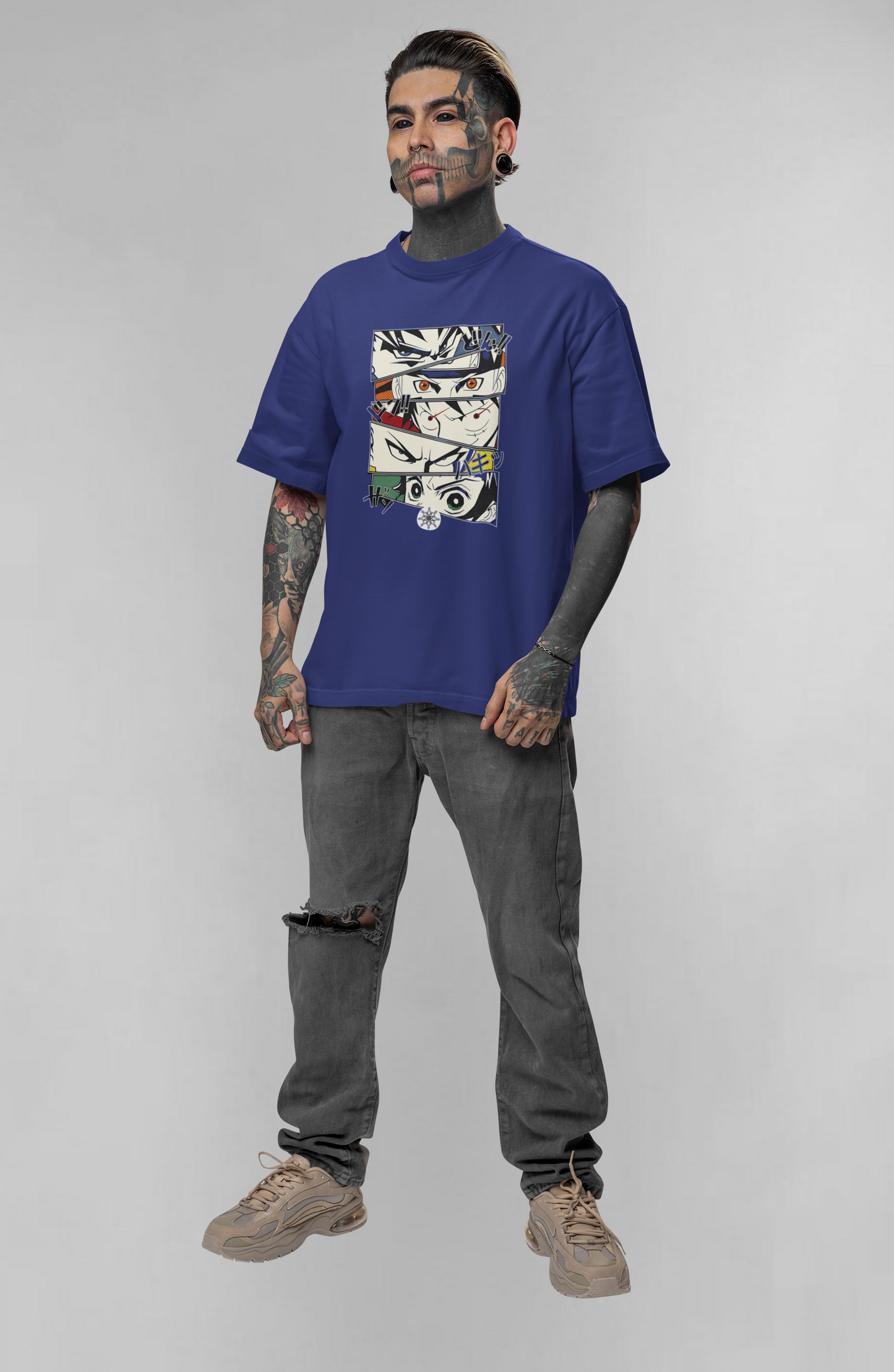 Anime eyes unisex oversized t-shirt