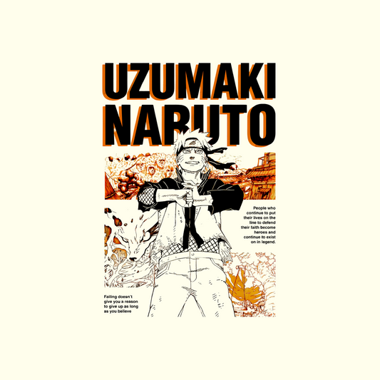 Uzumaki naruto unisex oversized t-shirt